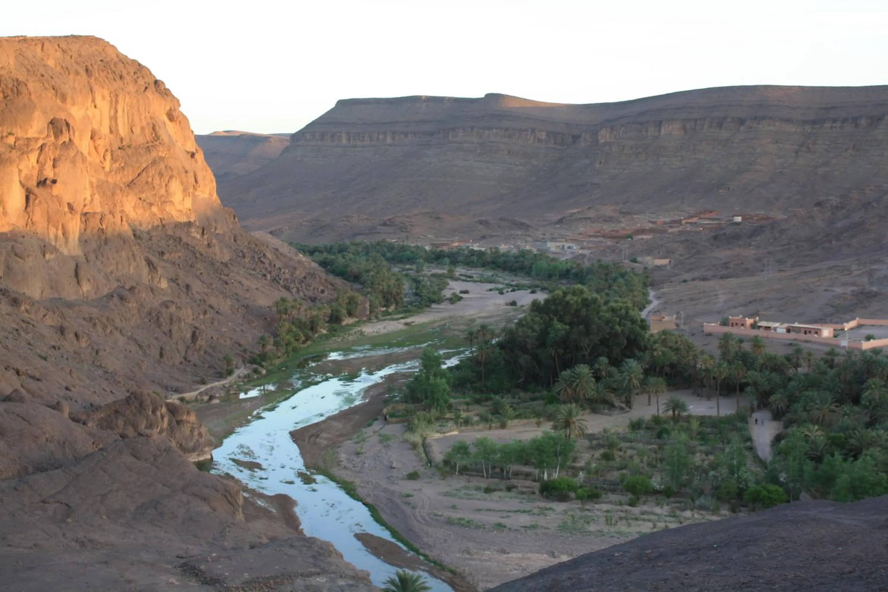Natural landscape in Auberge Restaurant TISSILI " Oasis de Fint"