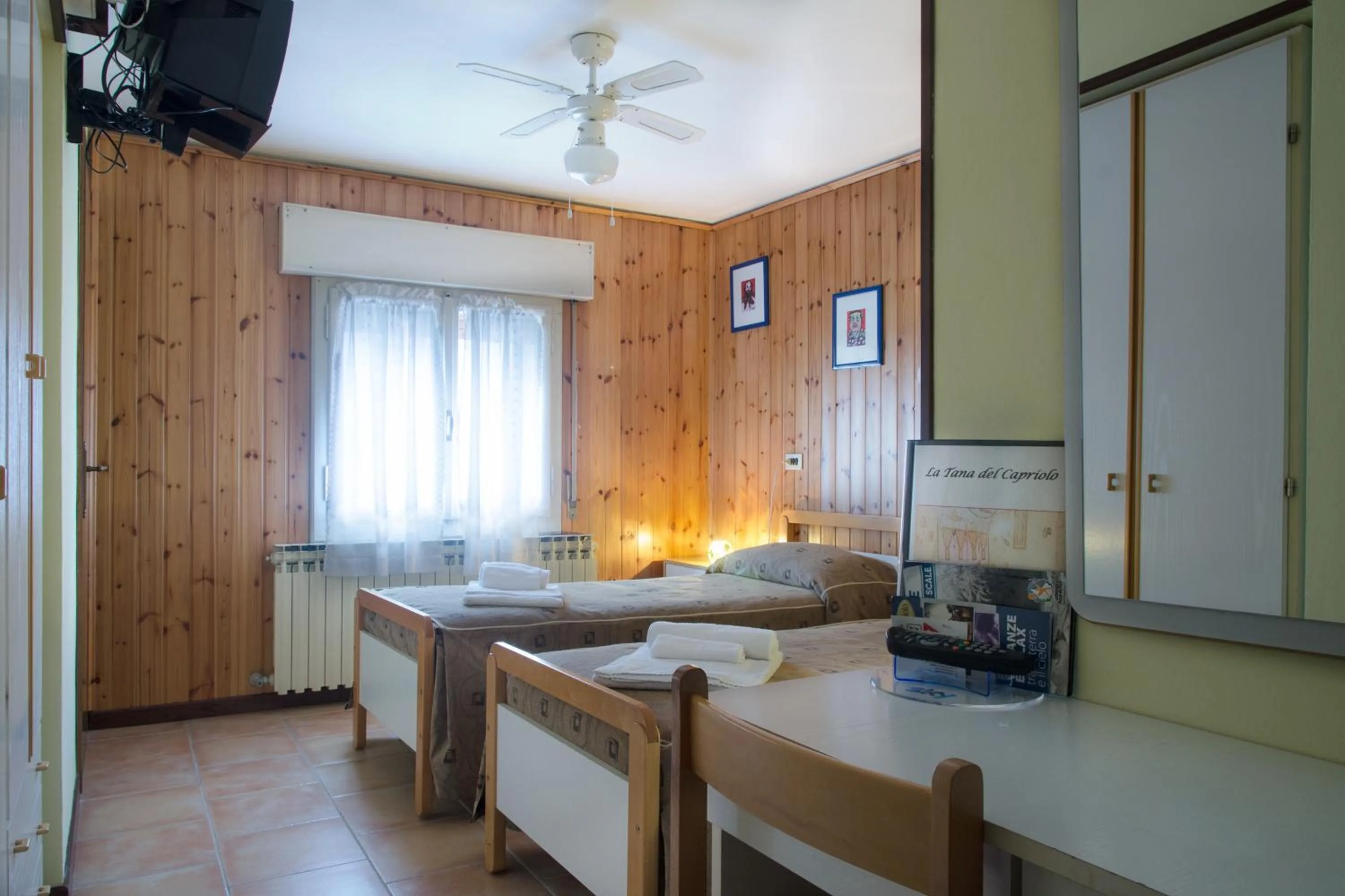 Bed in Hotel Capriolo