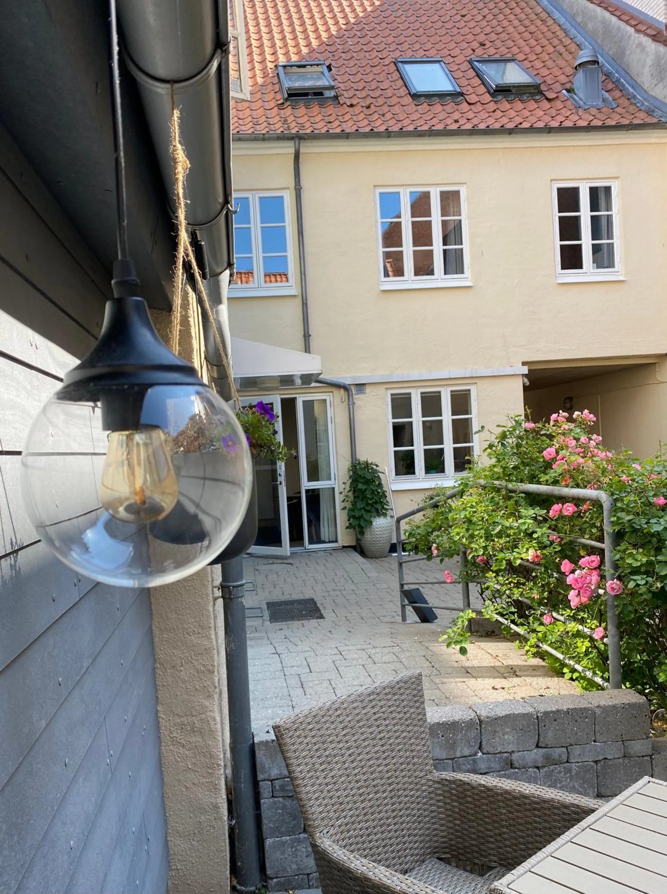 Property building in Hotel Aarhus City Apartments