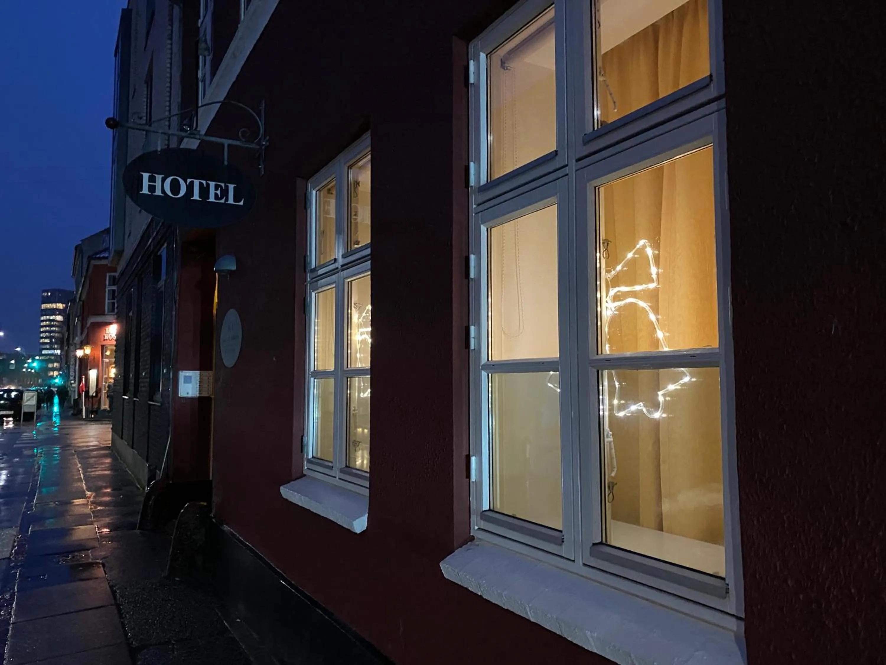 Property building in Hotel Aarhus City Apartments