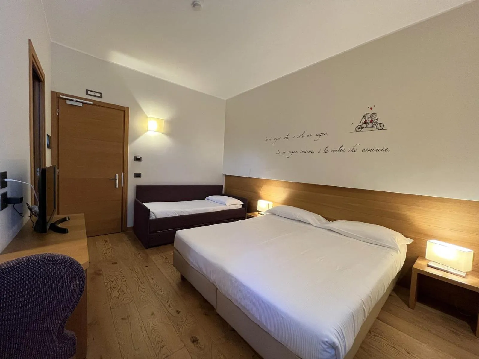 Bed in Hotel Nido dell'Aquila