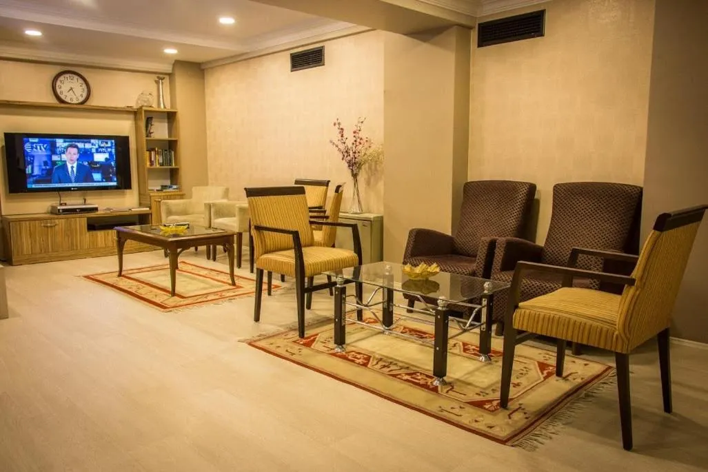 Communal lounge/ TV room in Asya Hotel