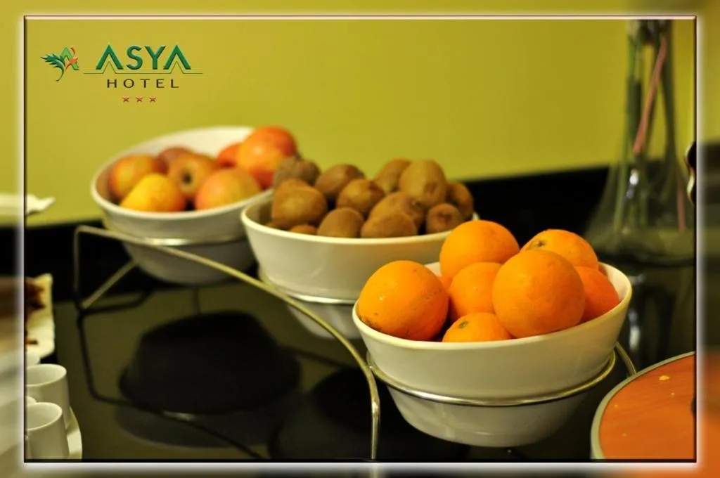 Food and drinks in Asya Hotel