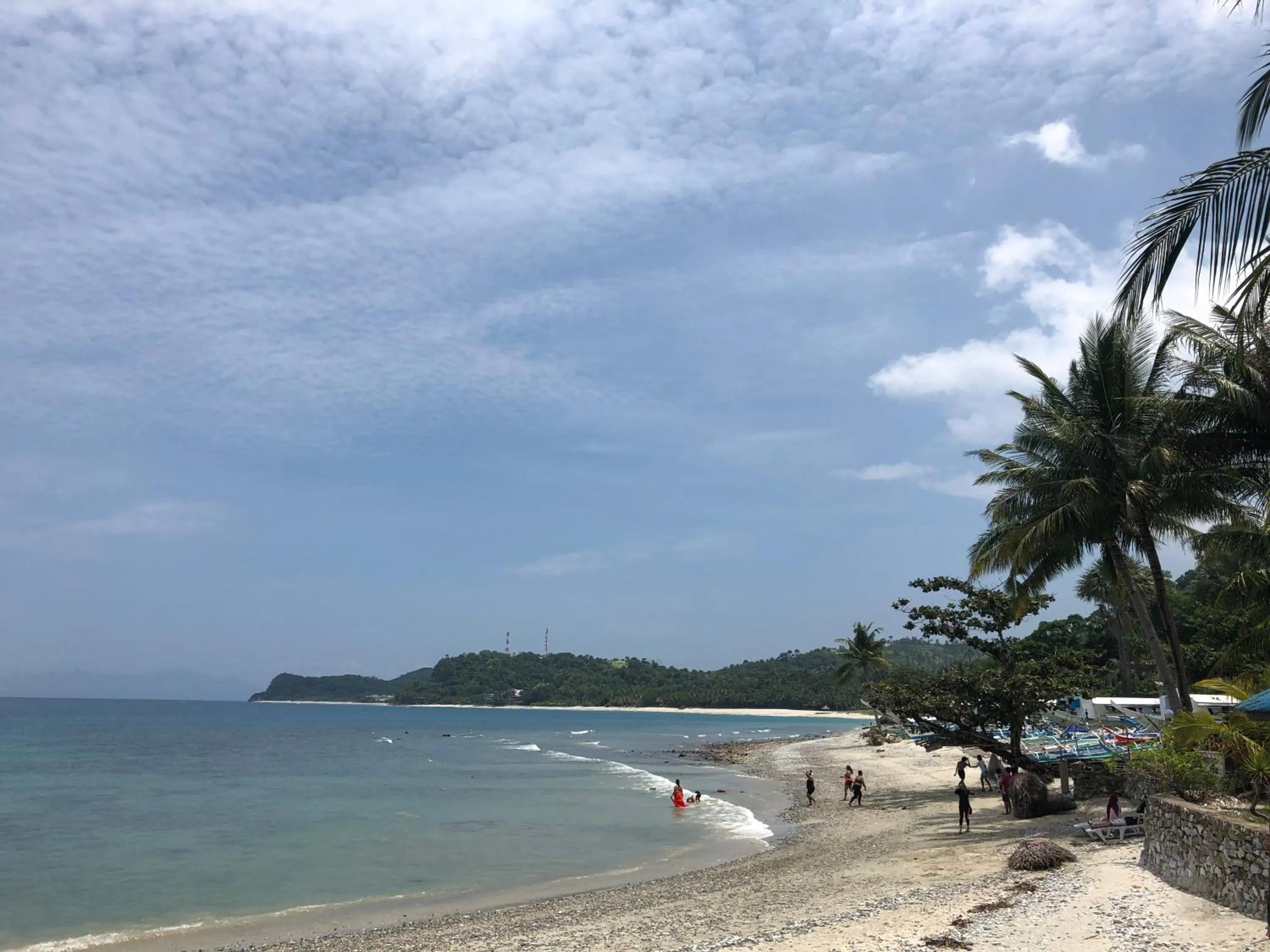 Beach in Puerto Galera Hostel