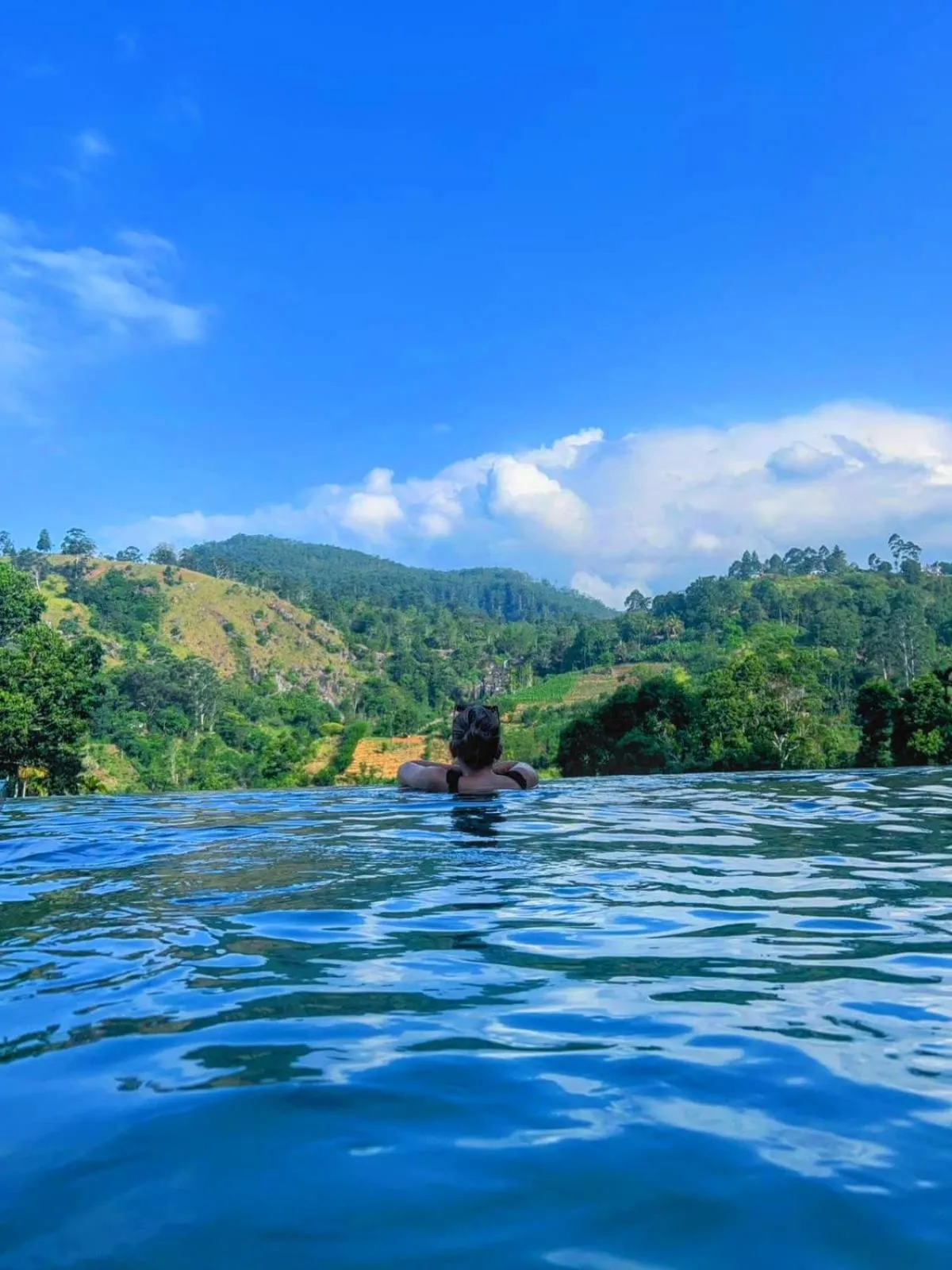 Pool view in Ella 100 View Cottage