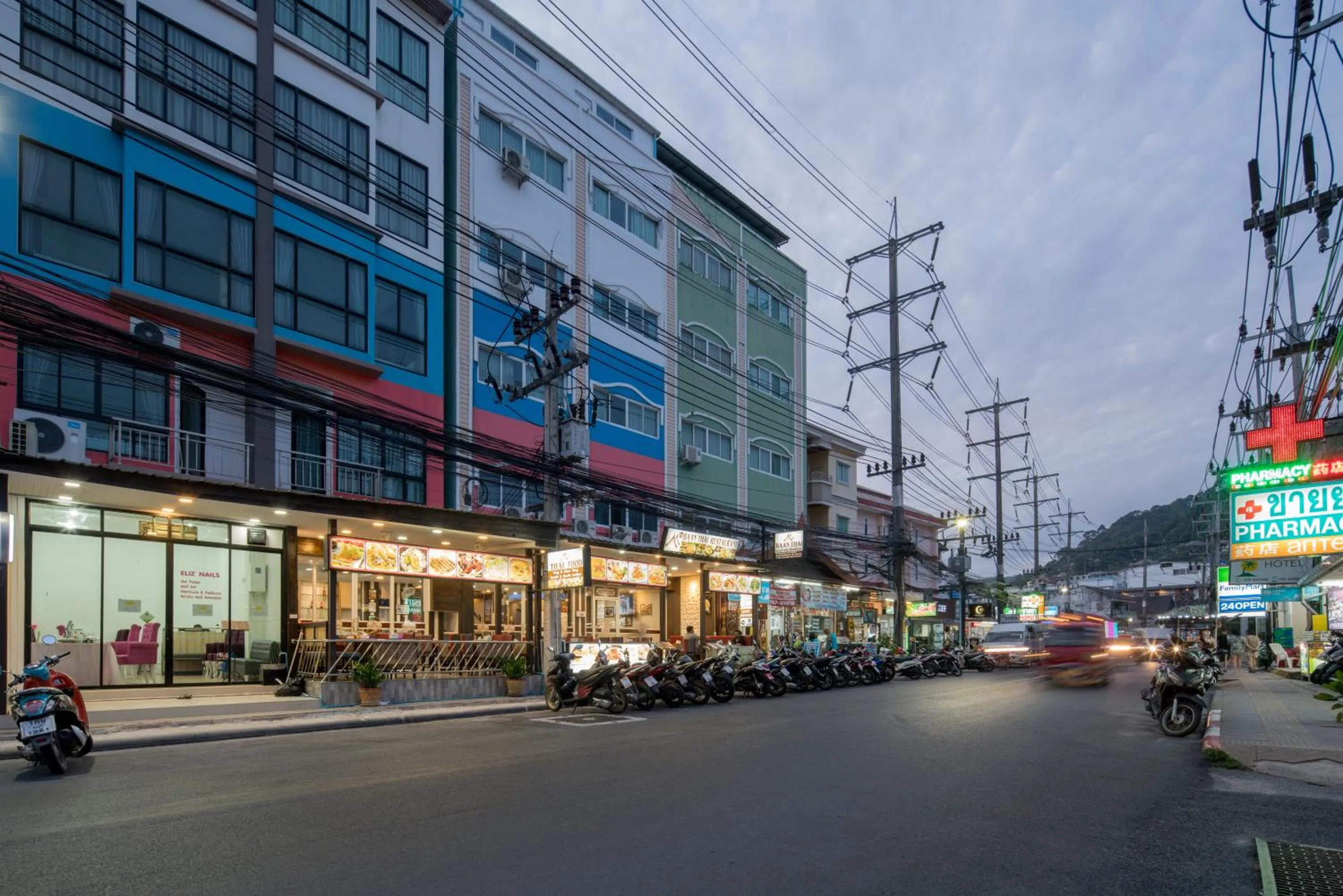 Facade/entrance in Baan Thai Beach Side Residence, Patong Beach