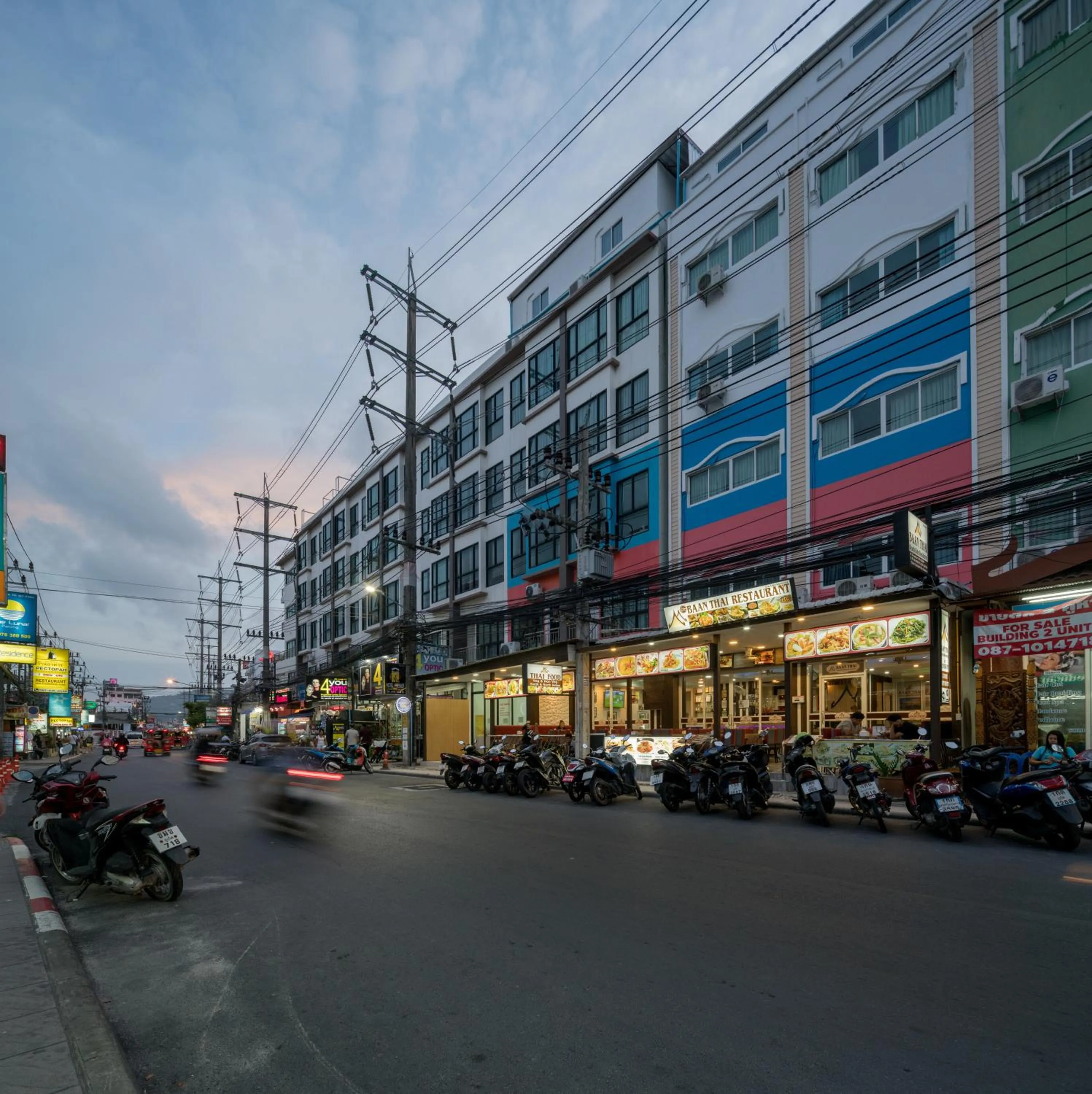 Facade/entrance in Baan Thai Beach Side Residence, Patong Beach