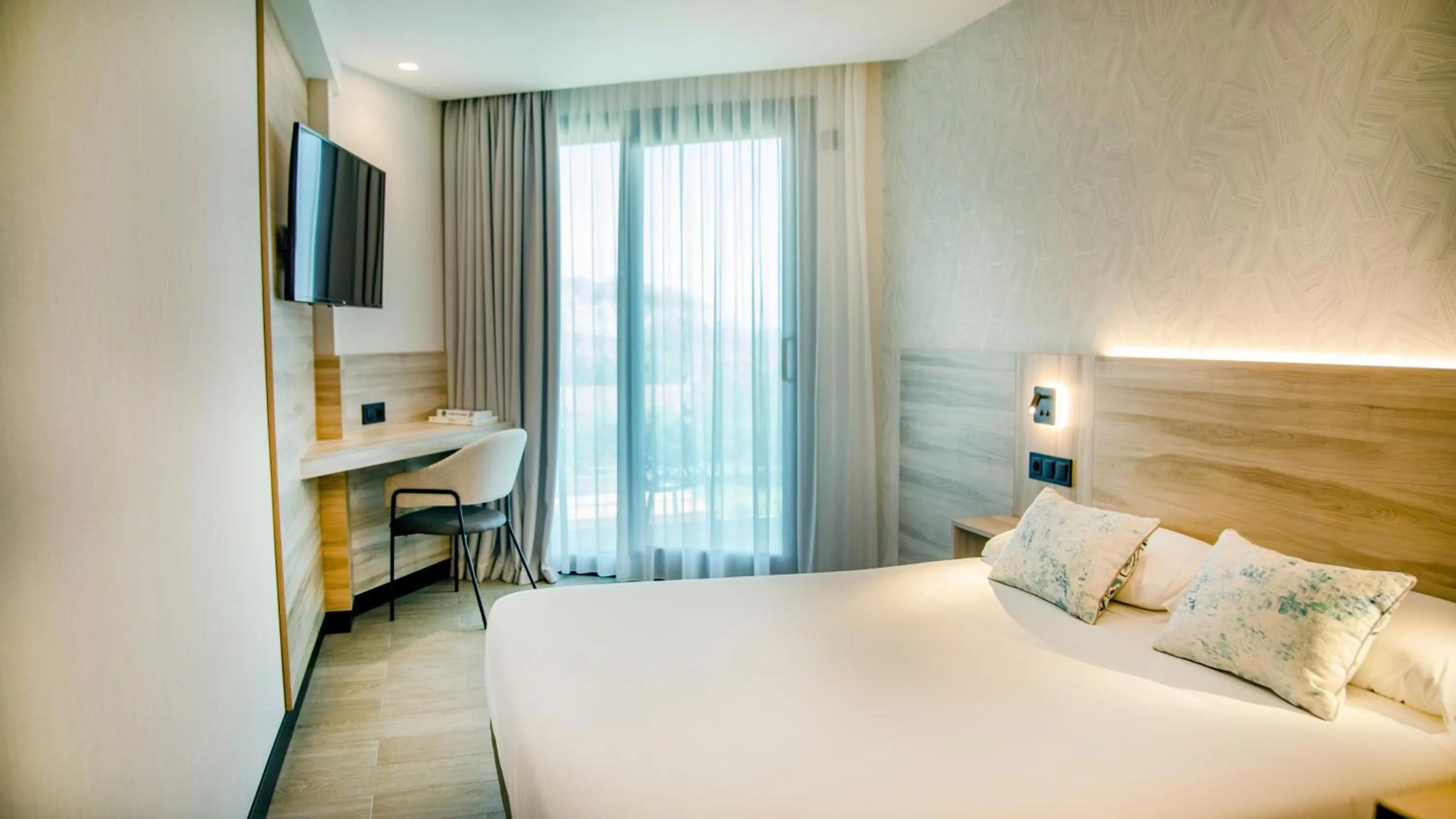 Bed in Hotel Delfin Azul