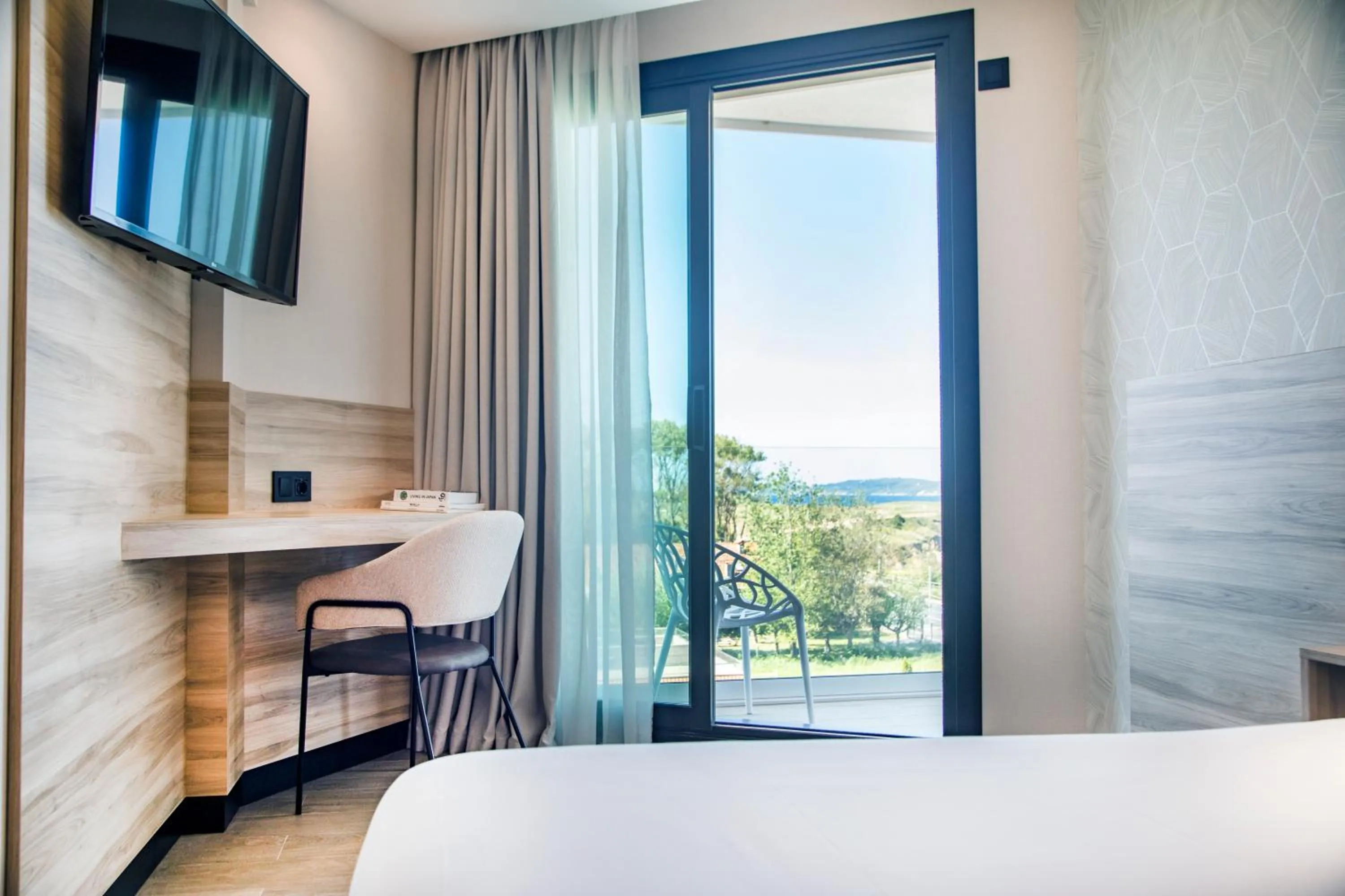 TV and multimedia, Bed in Hotel Delfin Azul