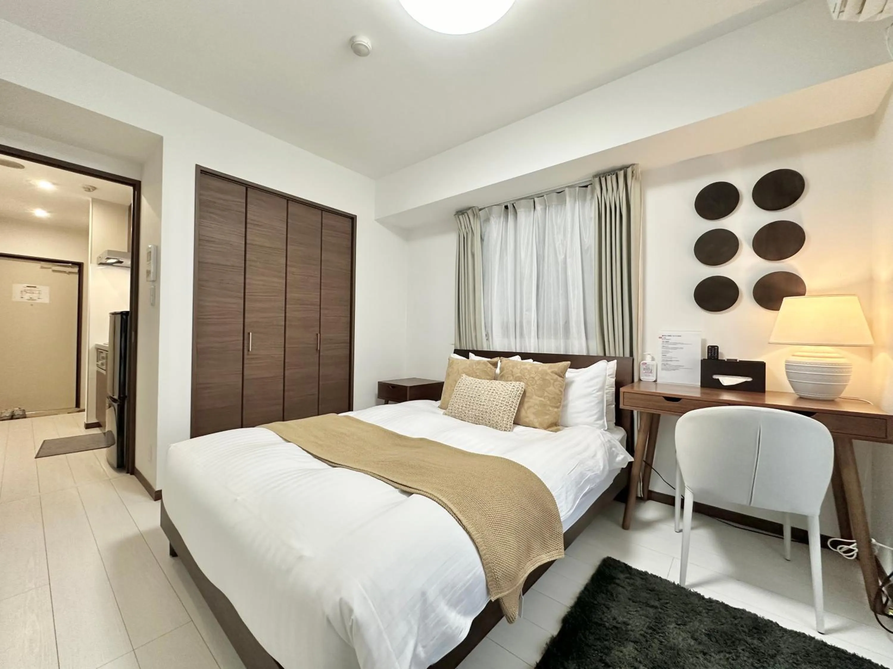 Photo of the whole room, Bed in LANG Hotel GINZA 1K