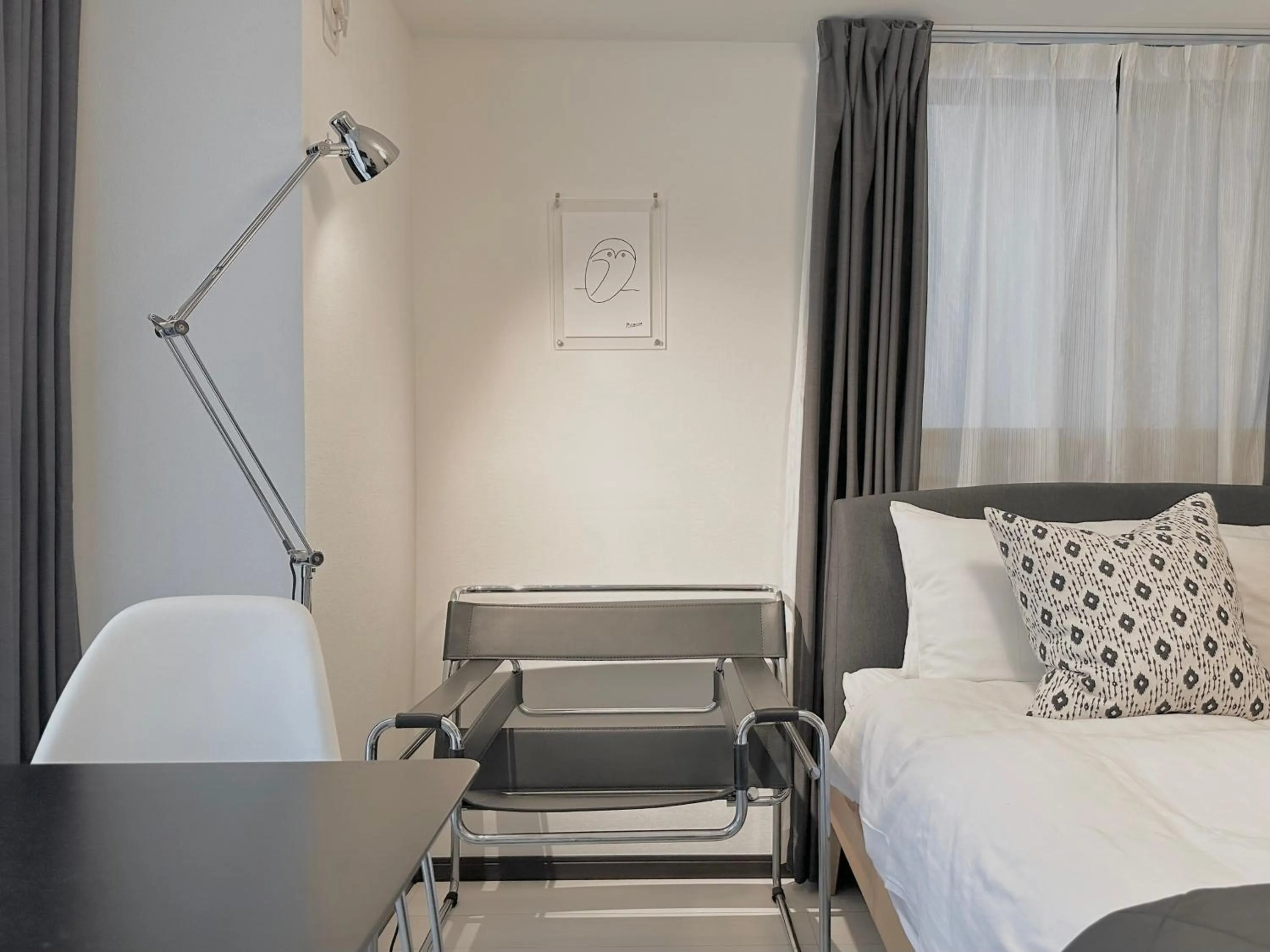 Photo of the whole room, Bed in LANG Hotel GINZA 1K