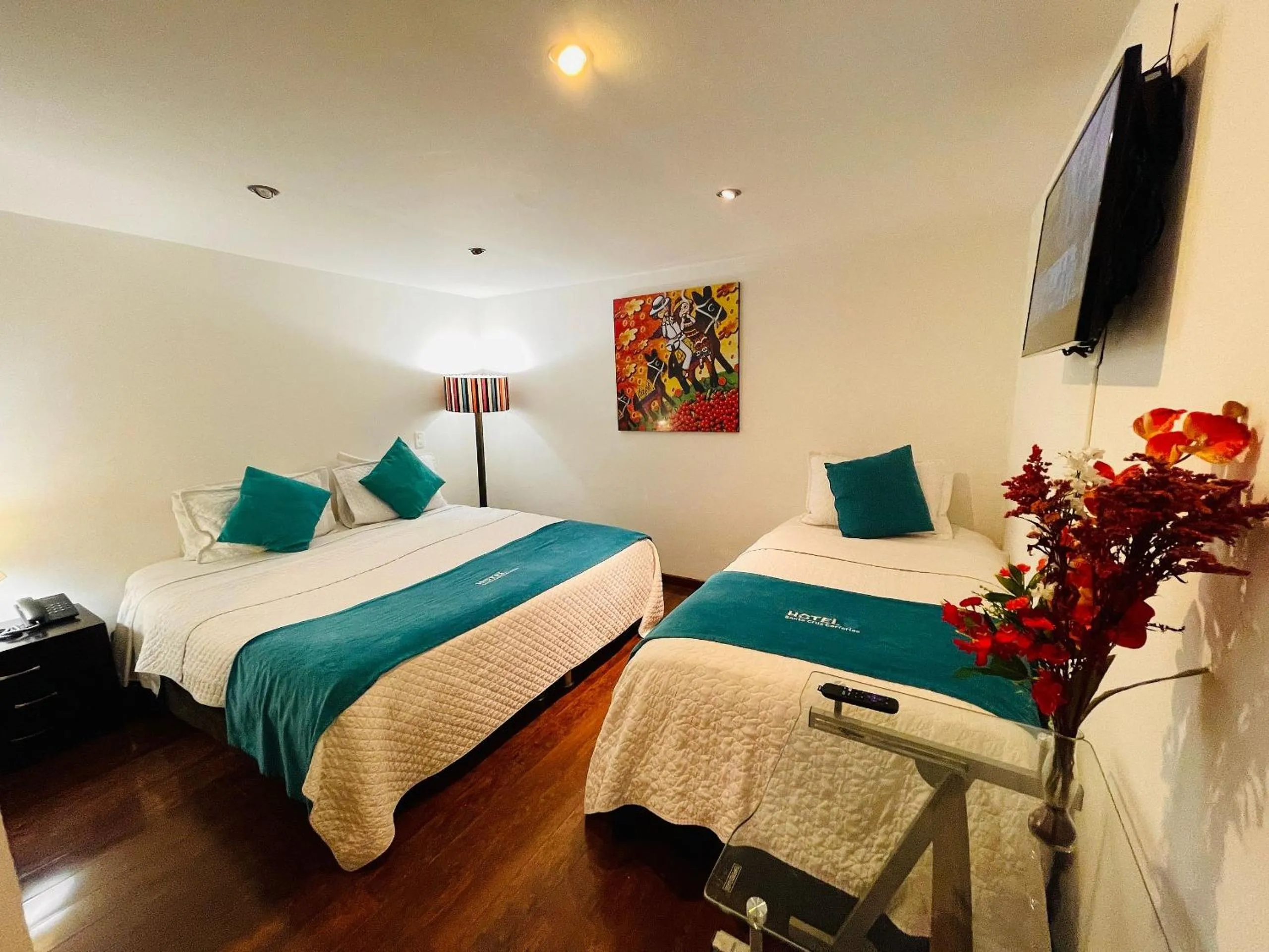 Bedroom, Bed in Hotel Santa Cruz Bogotá