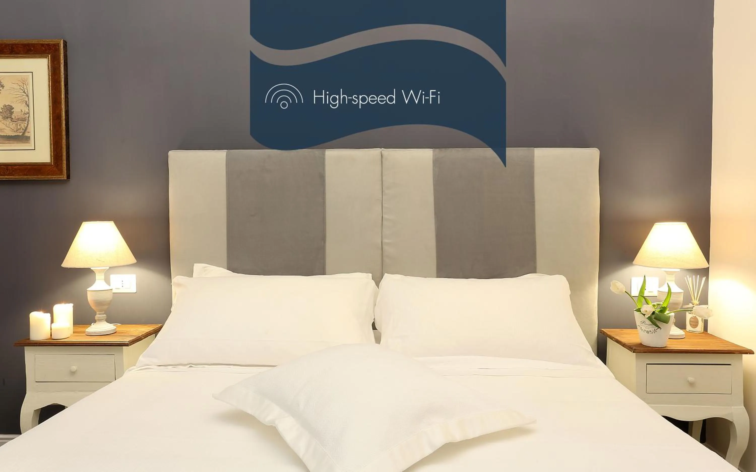 Text overlay, Bed in Daplace - Arena House