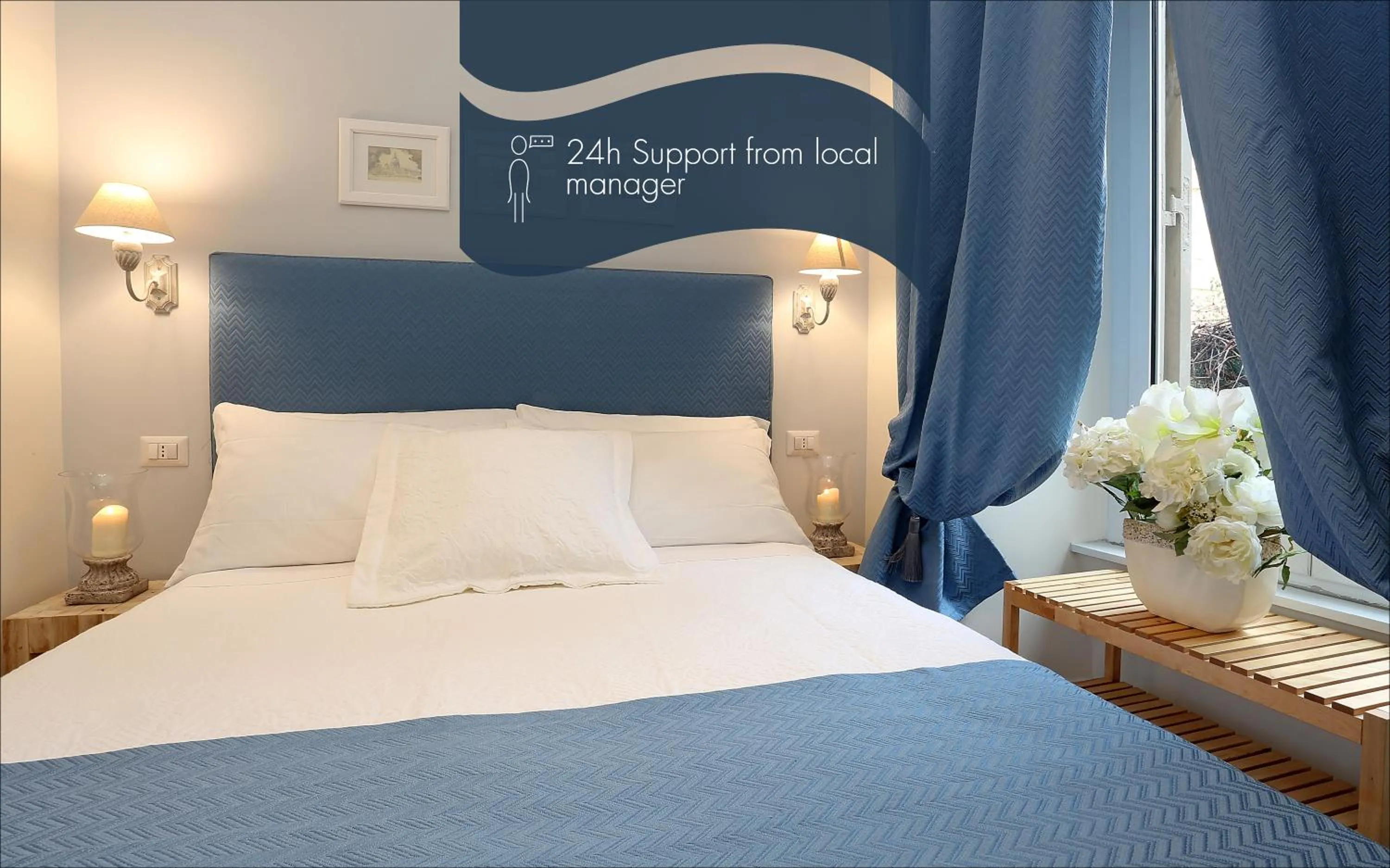 Text overlay, Bed in Daplace - Arena House