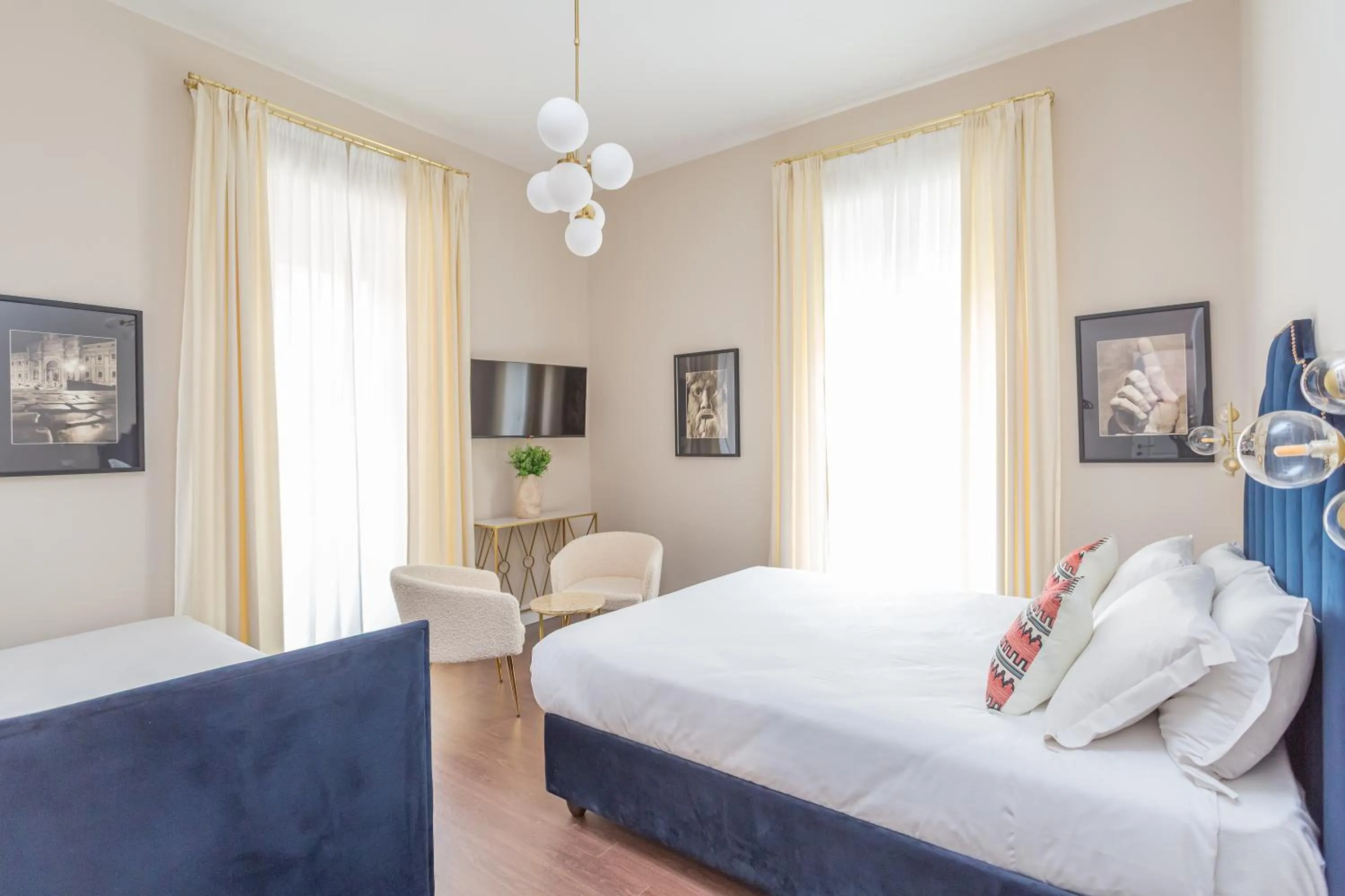 Photo of the whole room, Bed in Daplace - Arena House