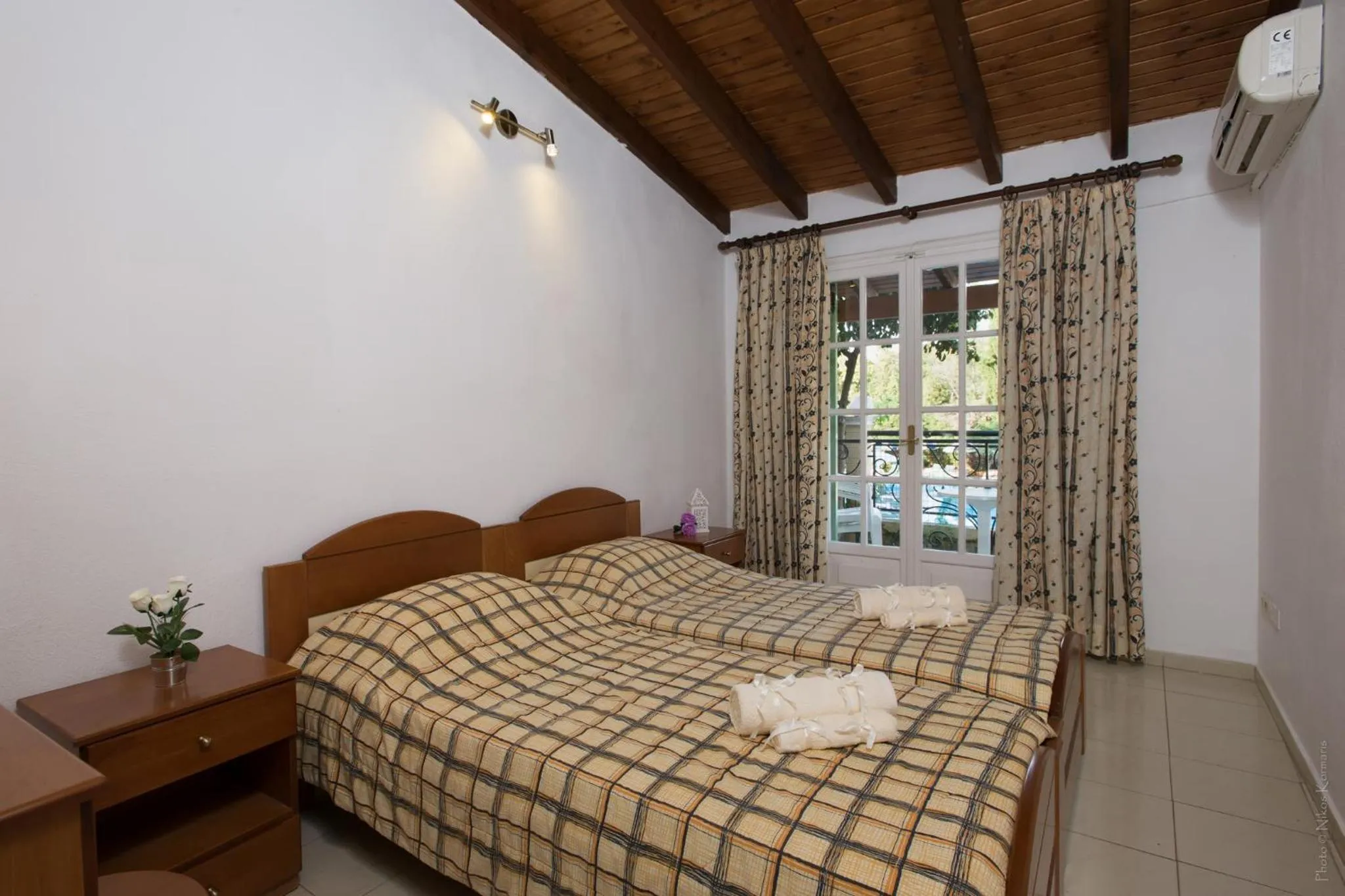 Bedroom, Bed in Philippos Hotel