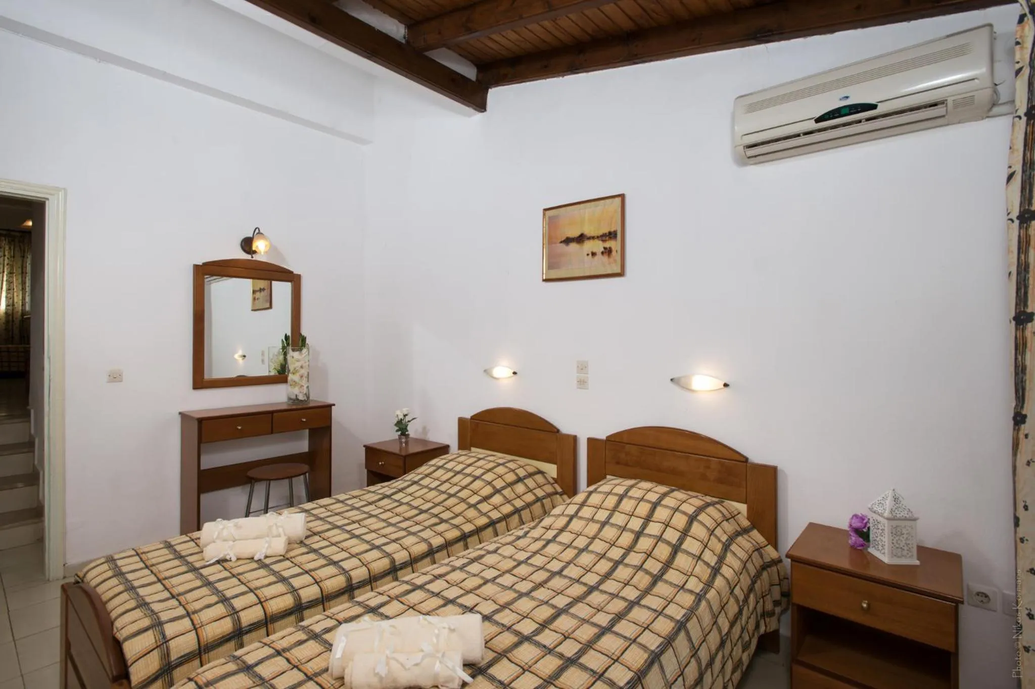 Bedroom, Bed in Philippos Hotel