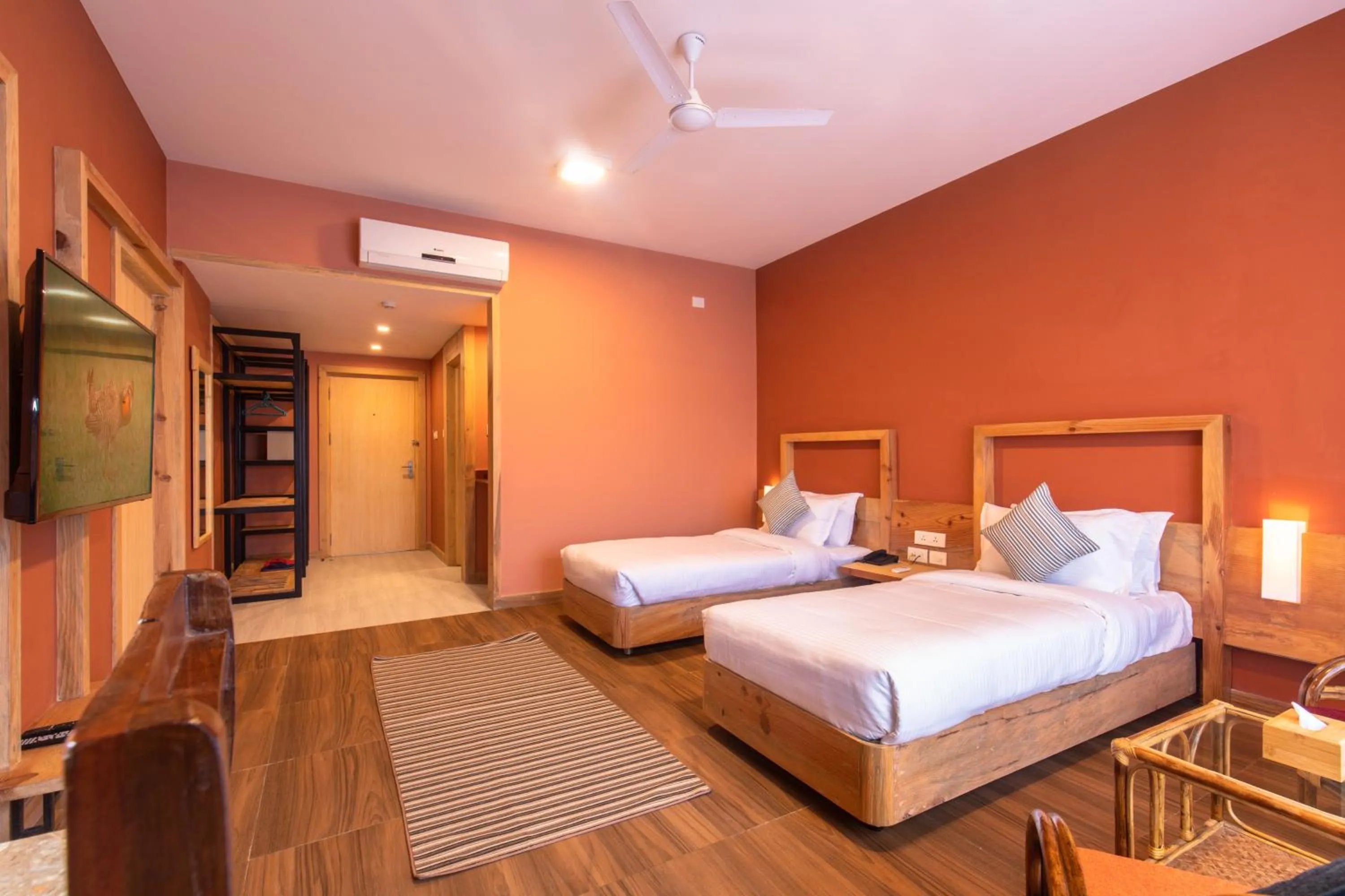 Bed in Sunshine Resort Pokhara - Your Private Paradise
