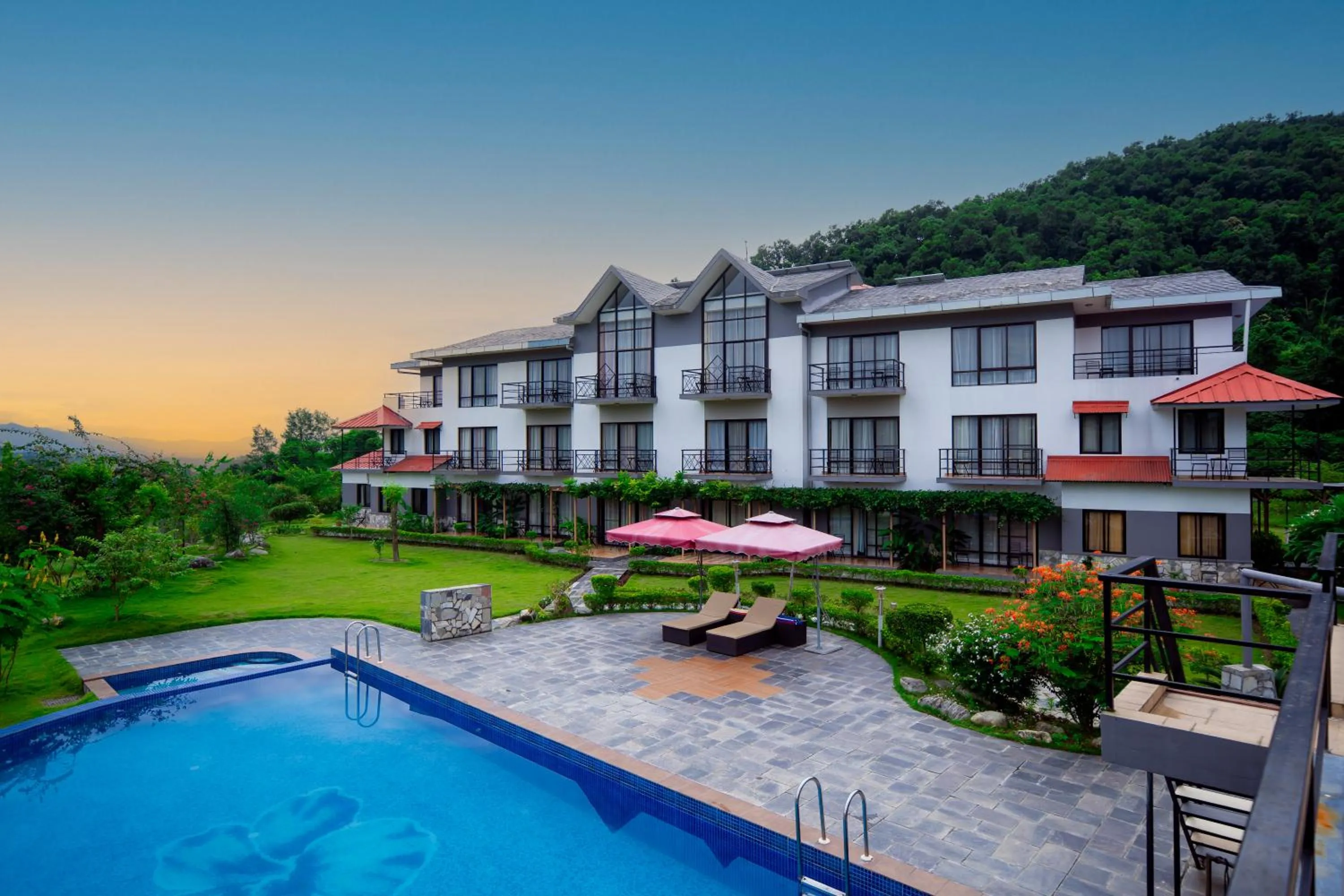Property building in Sunshine Resort Pokhara - Your Private Paradise