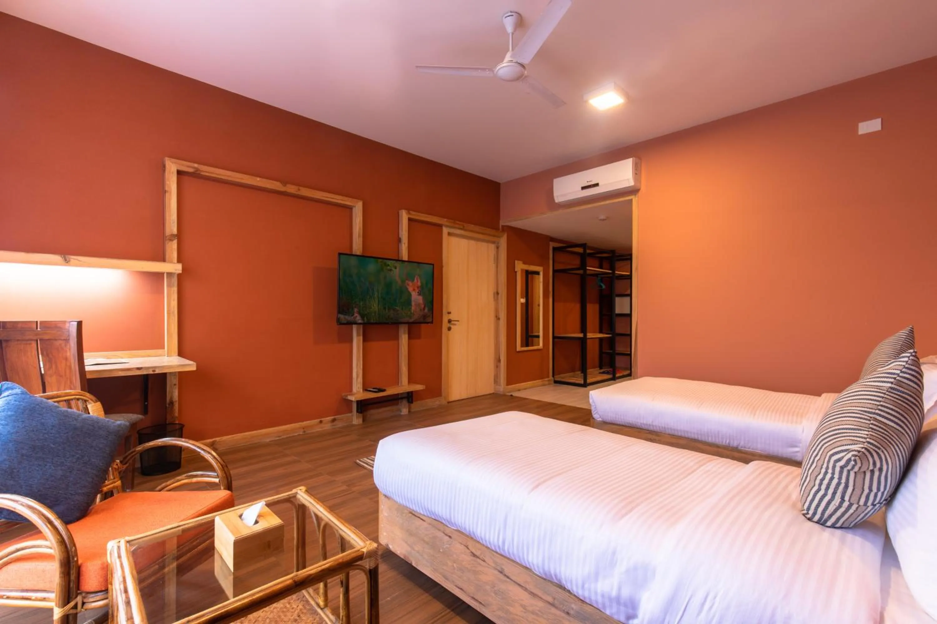 Bed in Sunshine Resort Pokhara - Your Private Paradise
