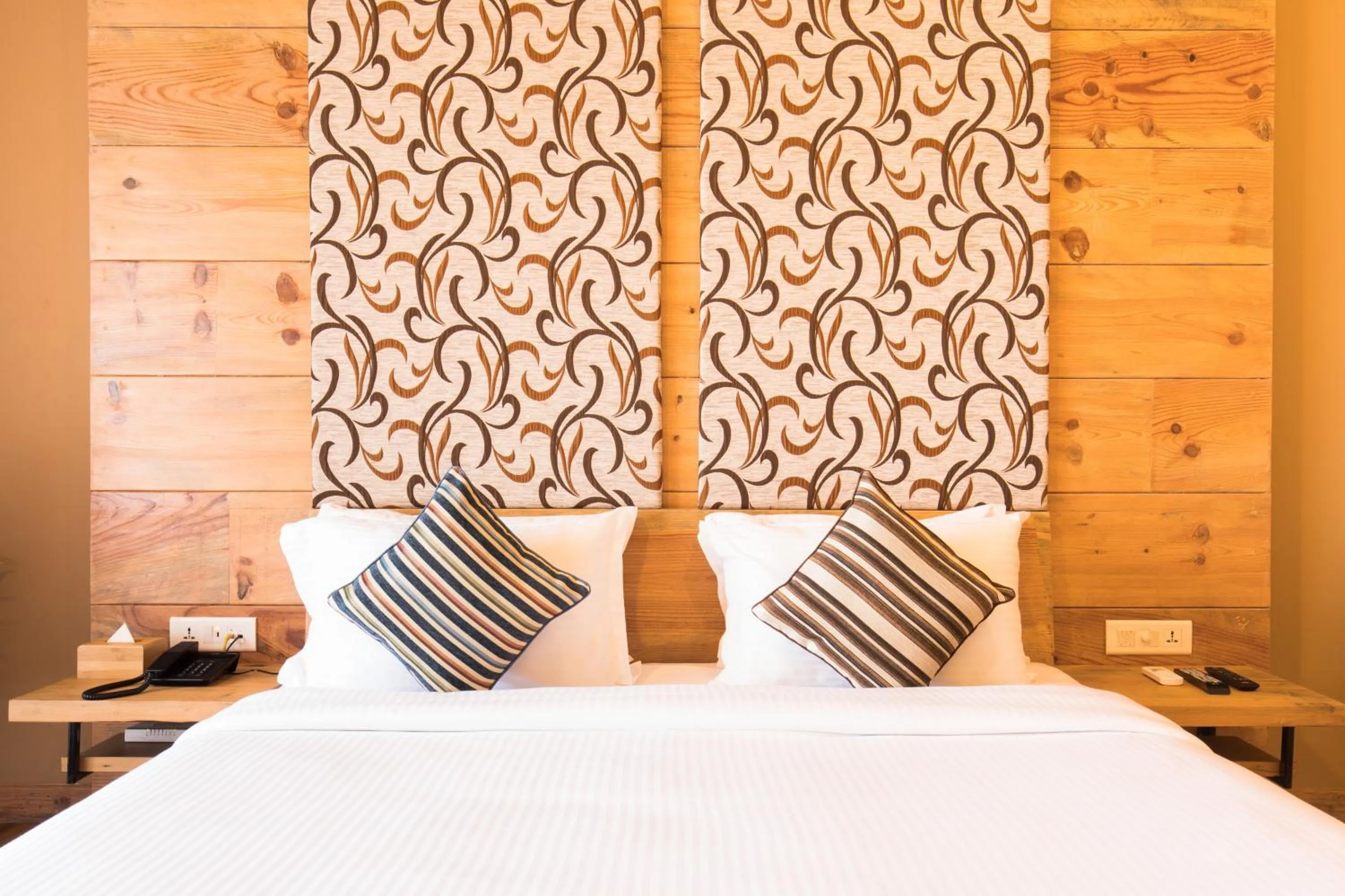 Bed in Sunshine Resort Pokhara - Your Private Paradise