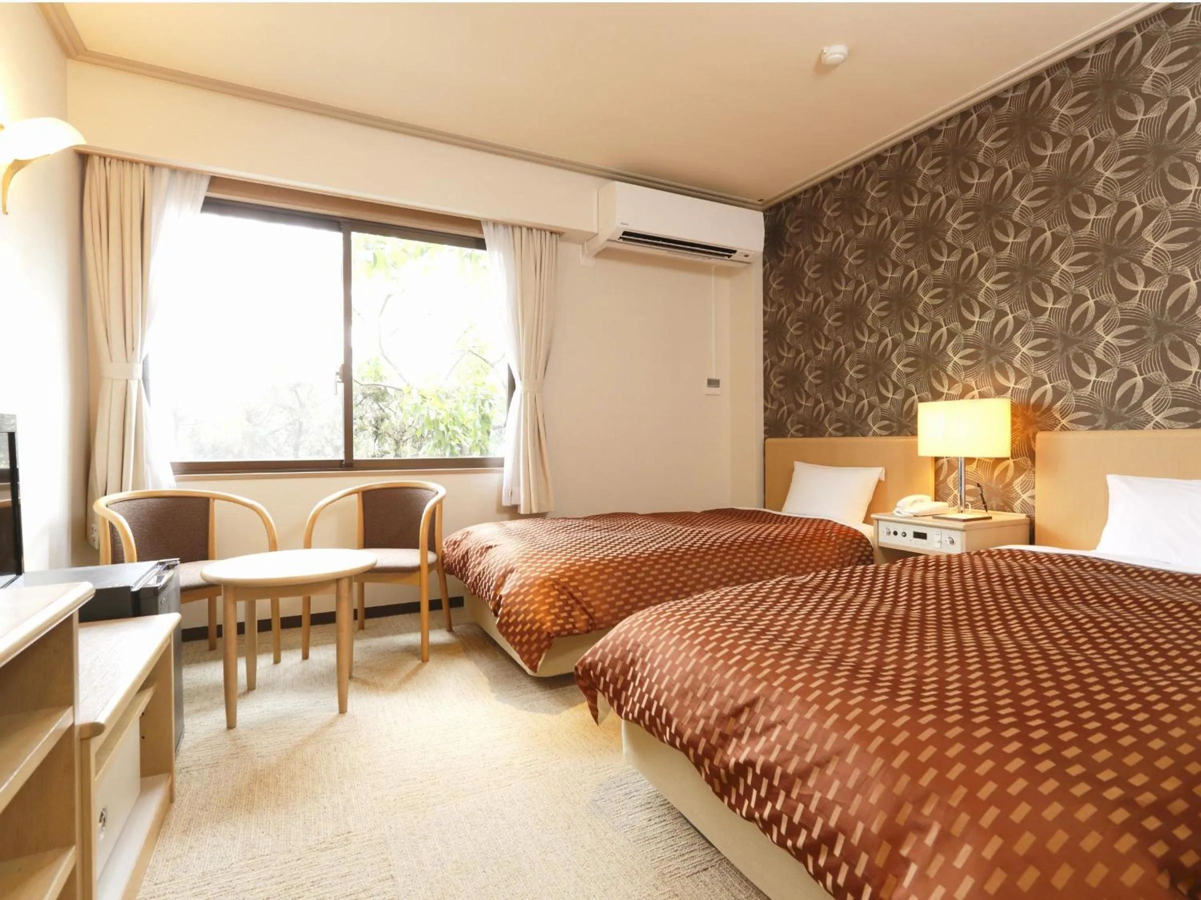 Bed in Kyukamura Noto-Chirihama