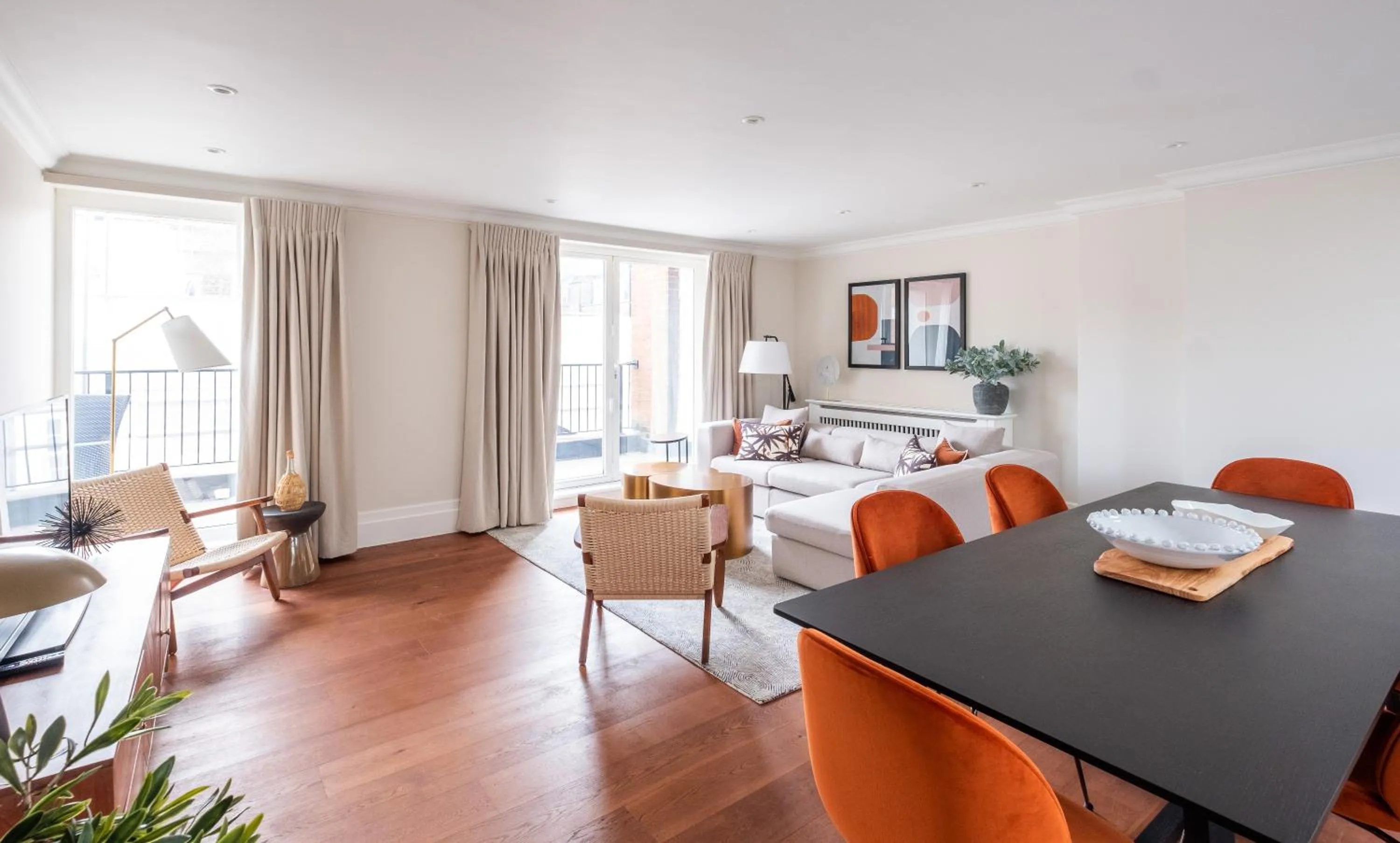 Living room in Native Mayfair