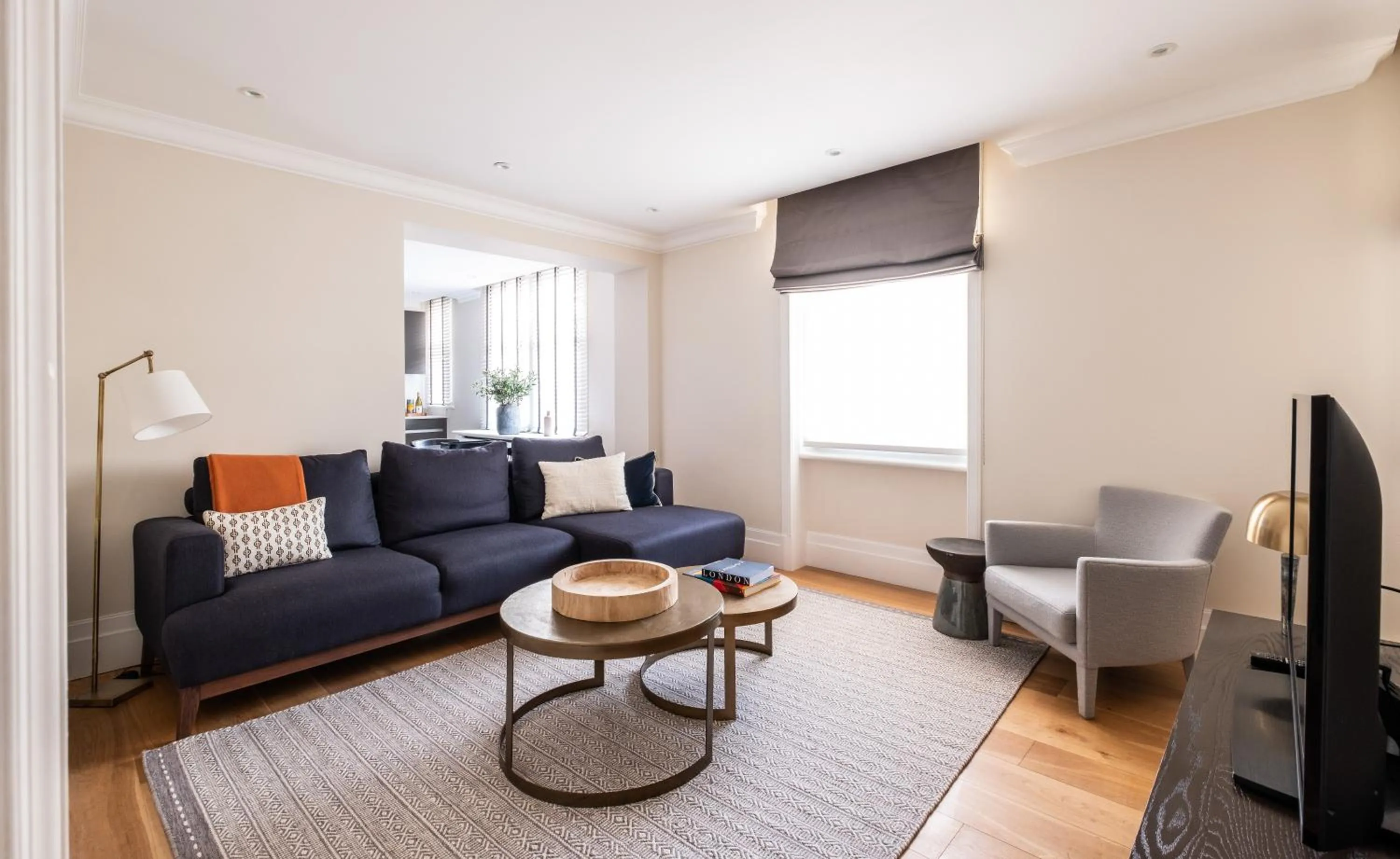 Living room in Native Mayfair