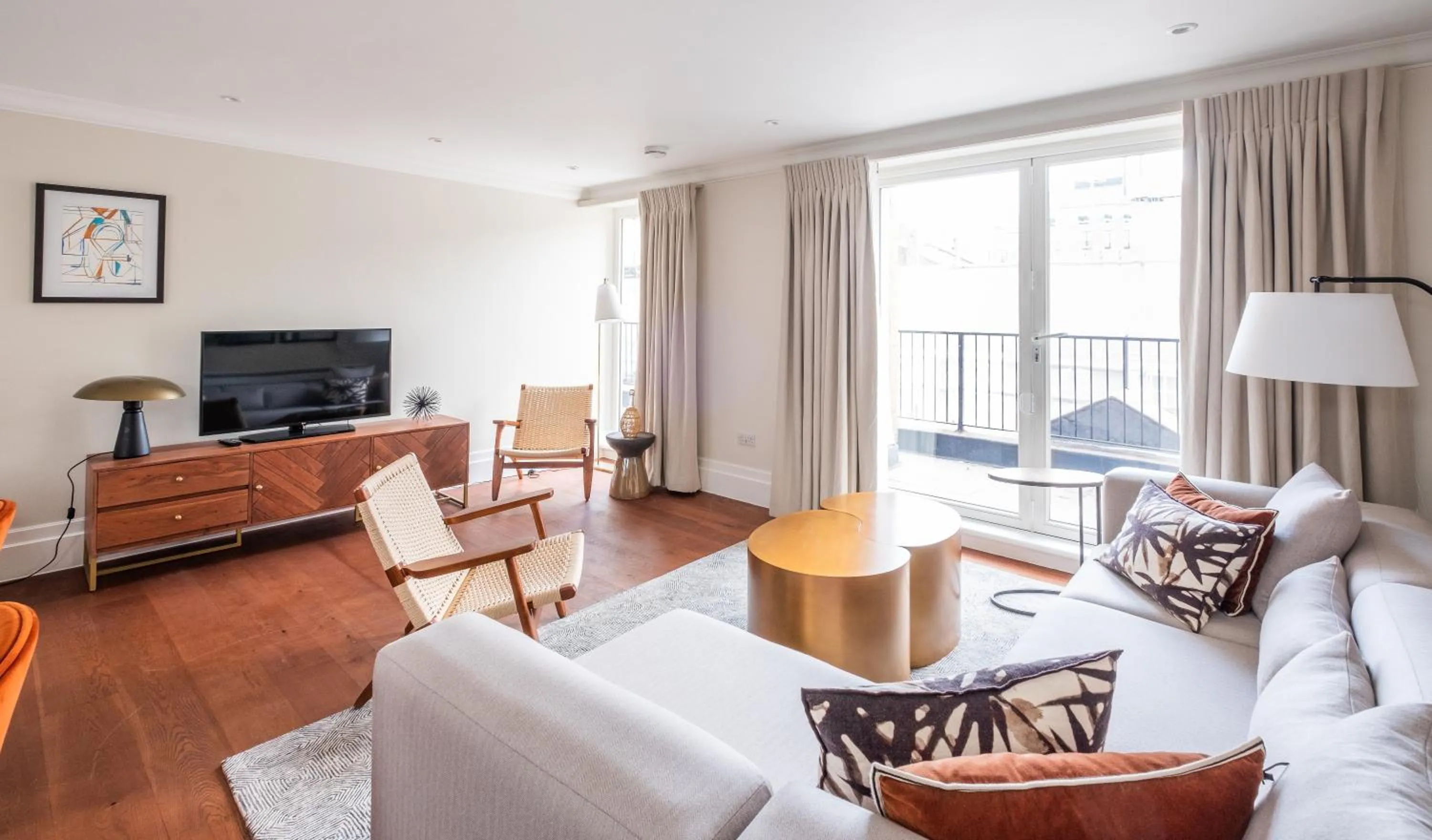 Living room in Native Mayfair