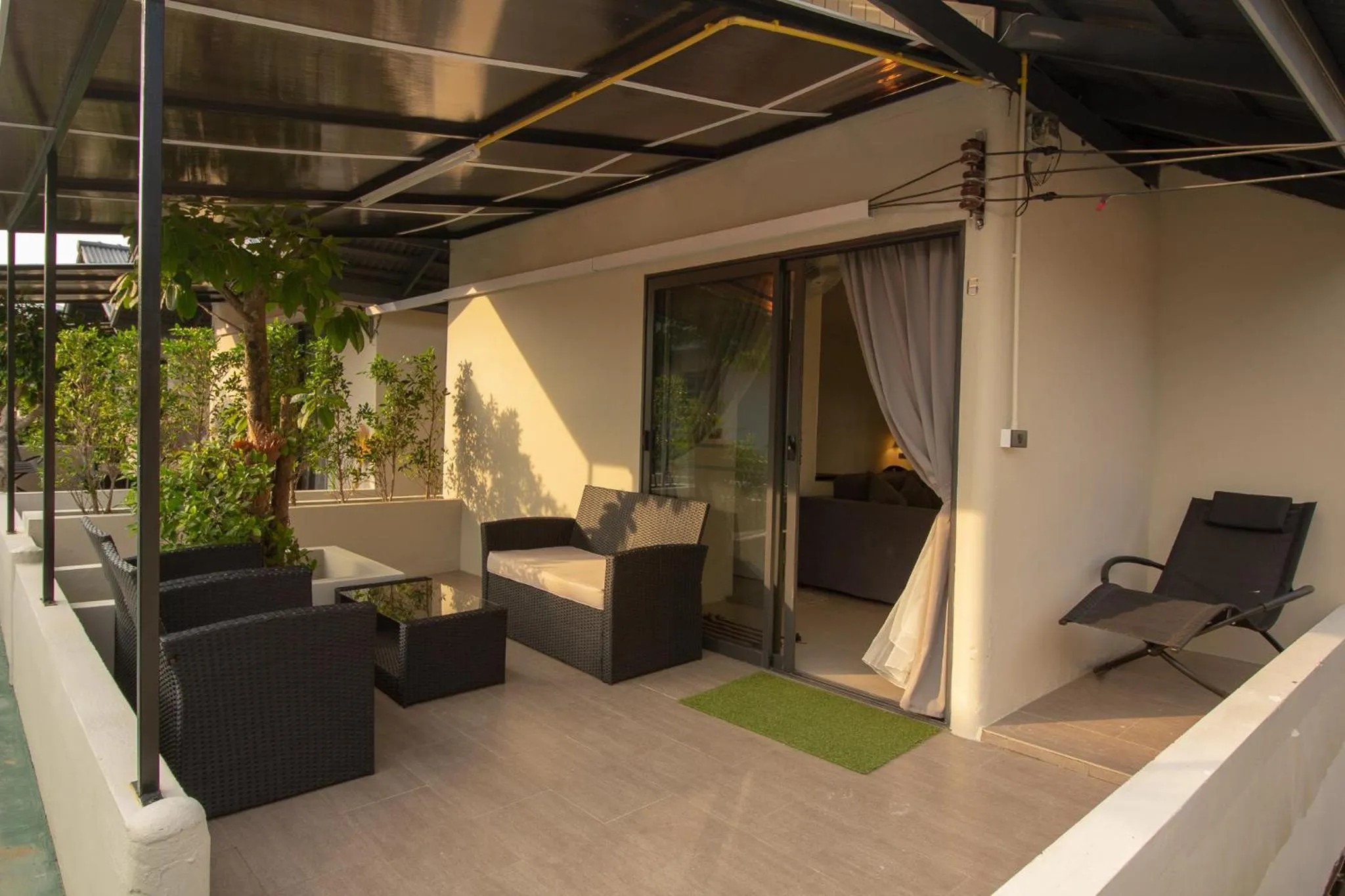 Balcony/Terrace in Aussieland Bungalows