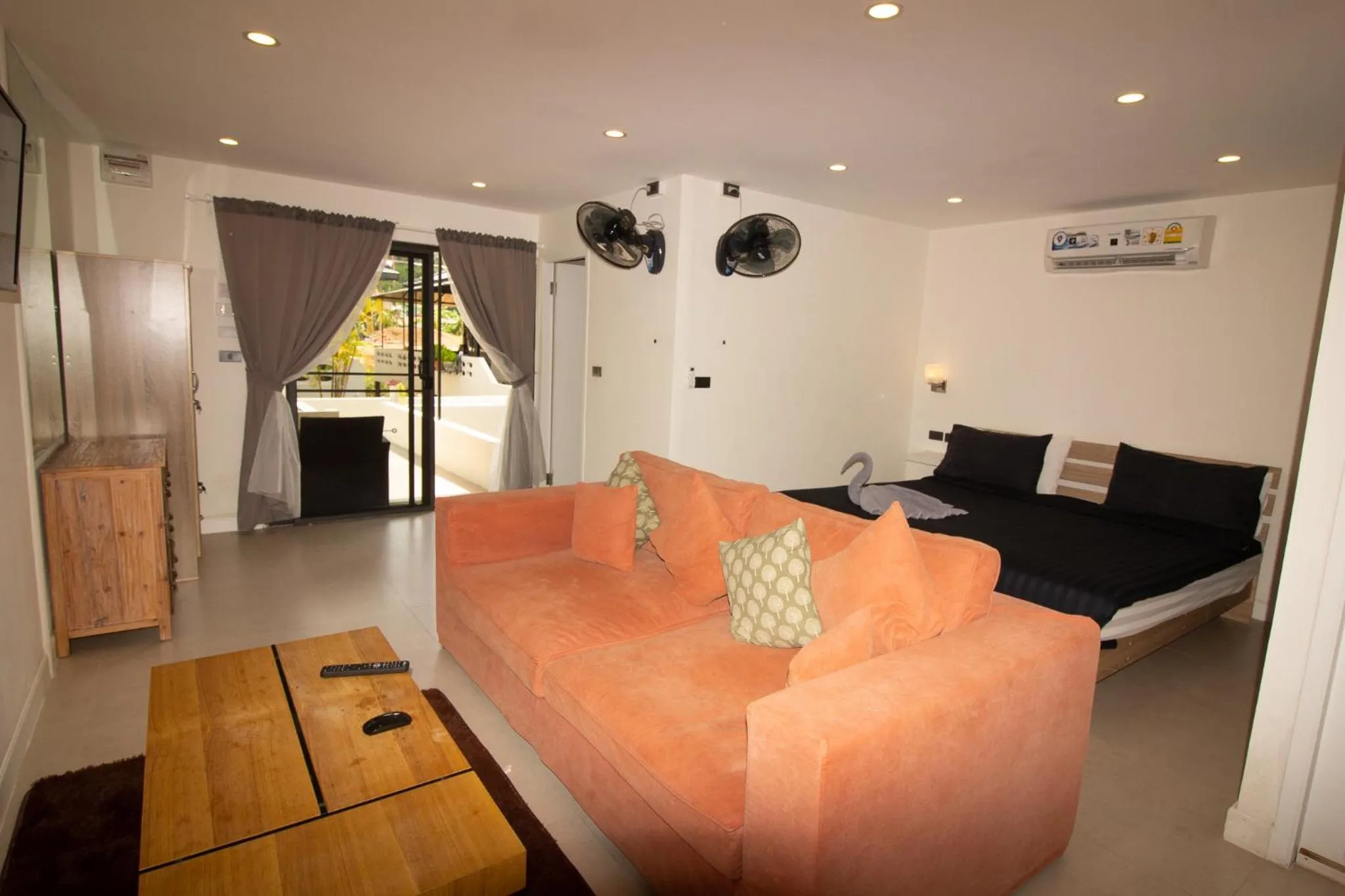 Living room in Aussieland Bungalows