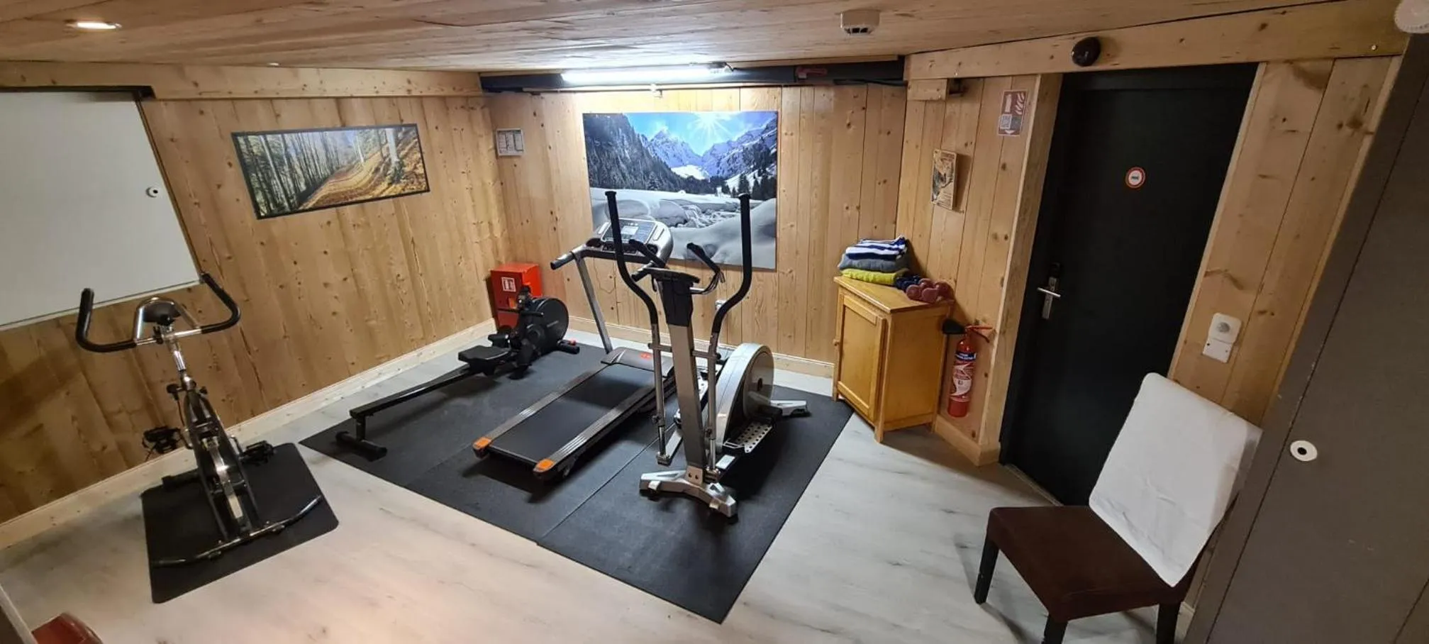 Fitness centre/facilities in Résidence Côté Chalet