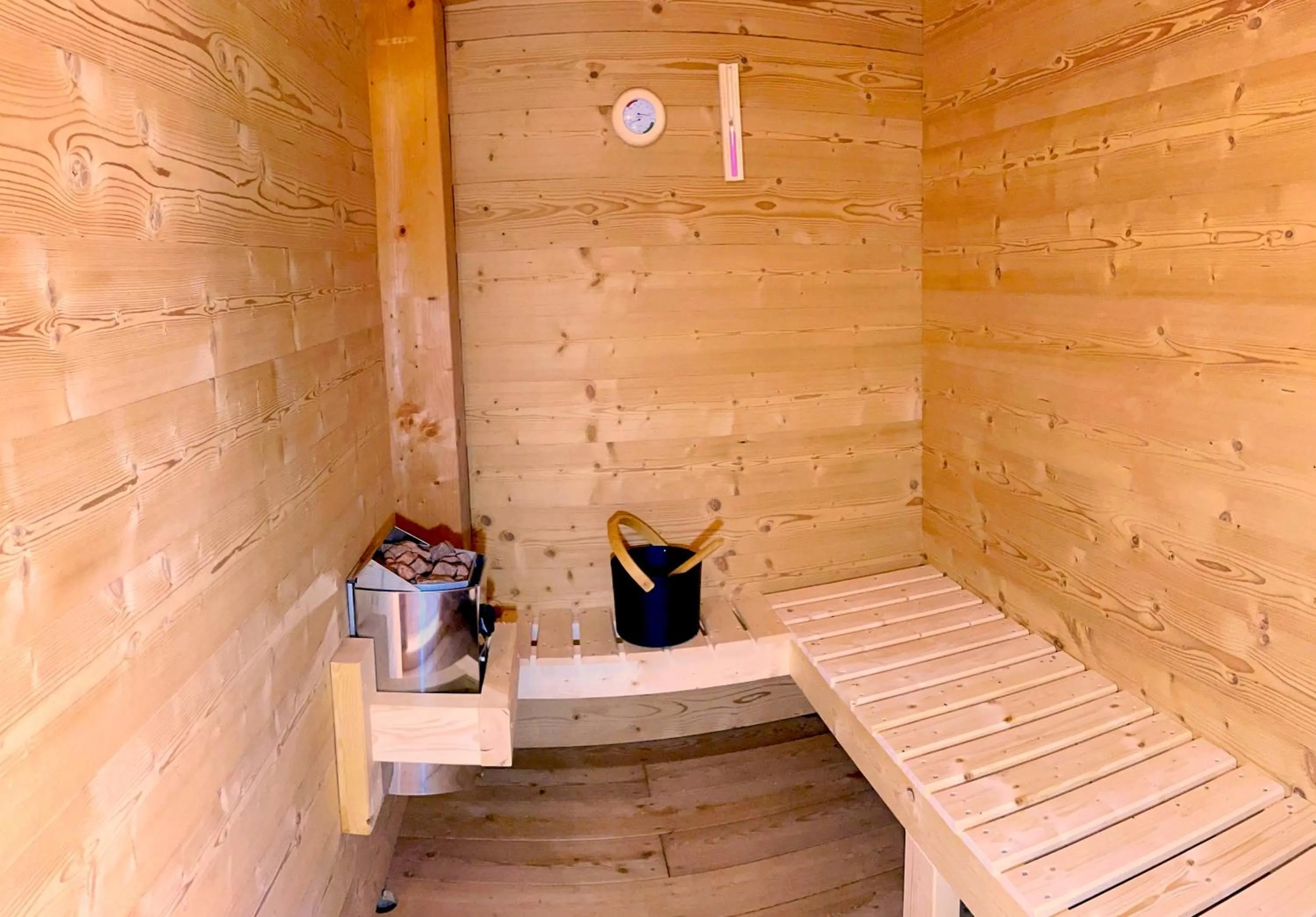 Sauna in Résidence Côté Chalet
