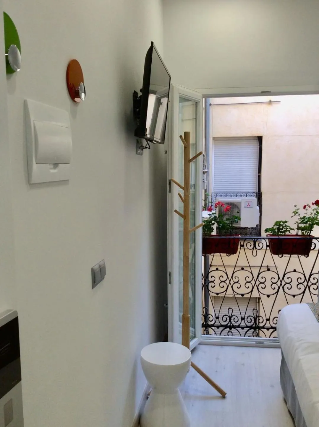 Bed in Hostal Palacio Luna