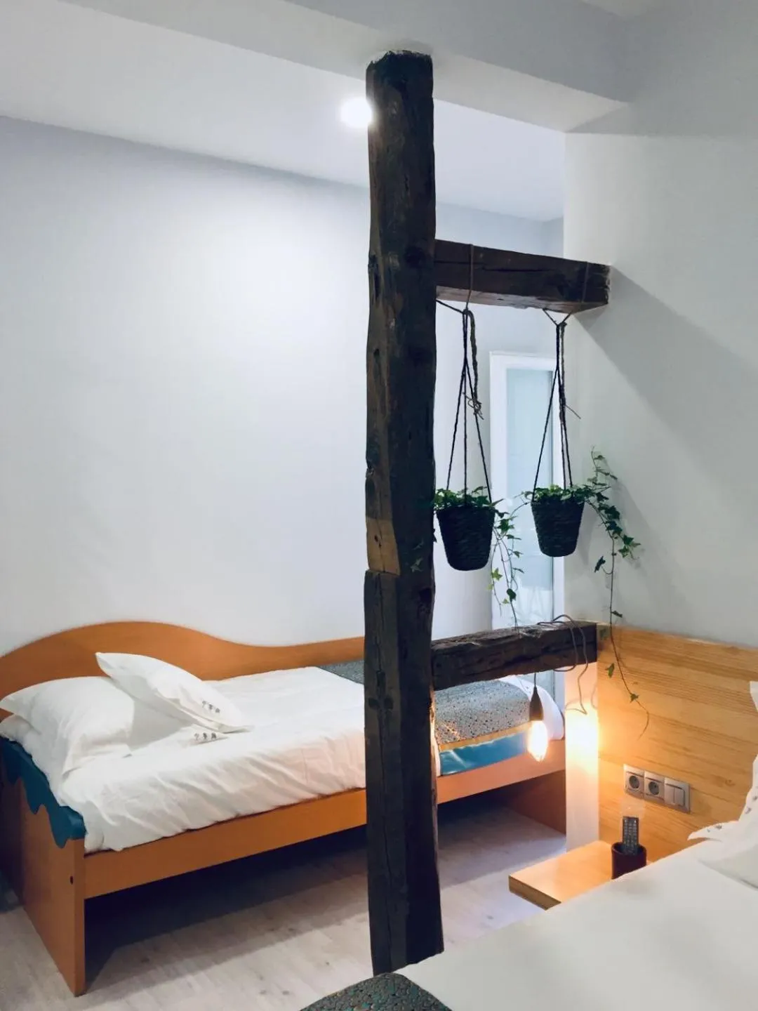 Bed in Hostal Palacio Luna