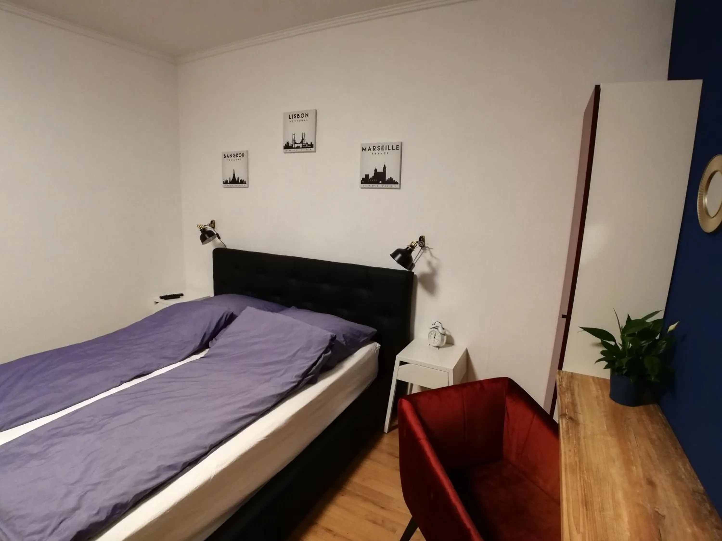 Bedroom, Bed in Dream & Relax Apartment's Messe