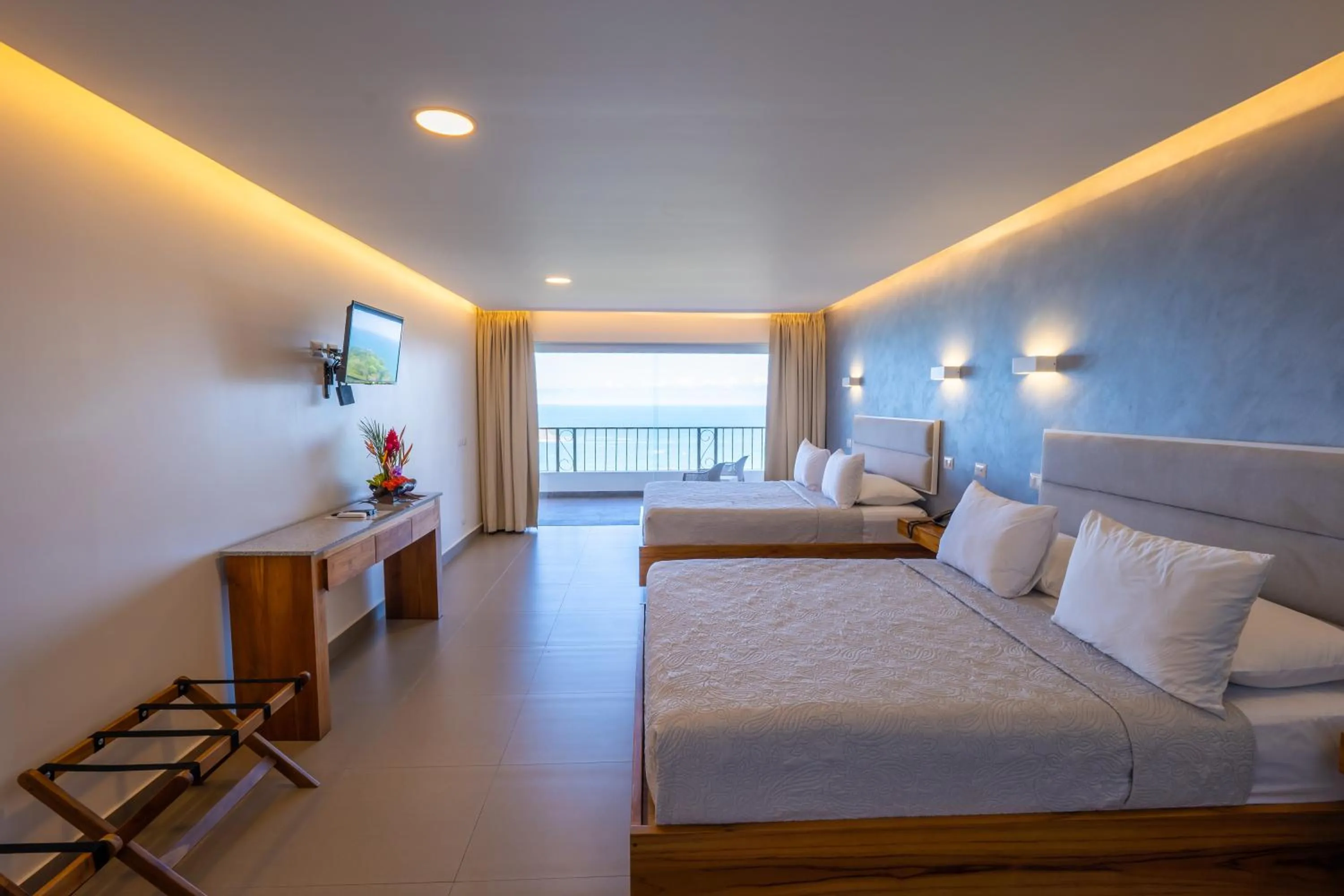 Bed in Hotel La Mariposa