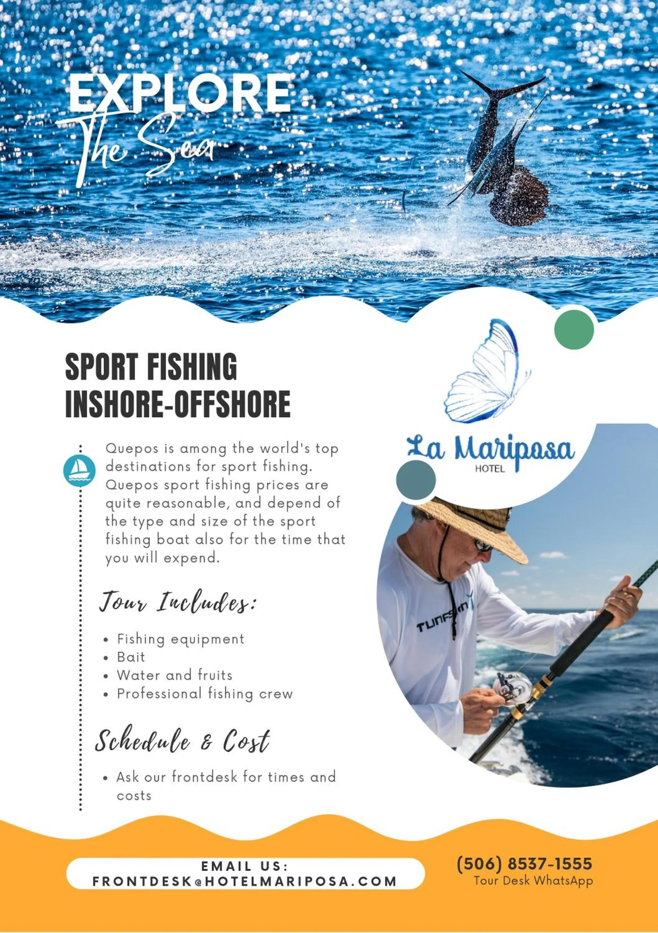 Activities in Hotel La Mariposa