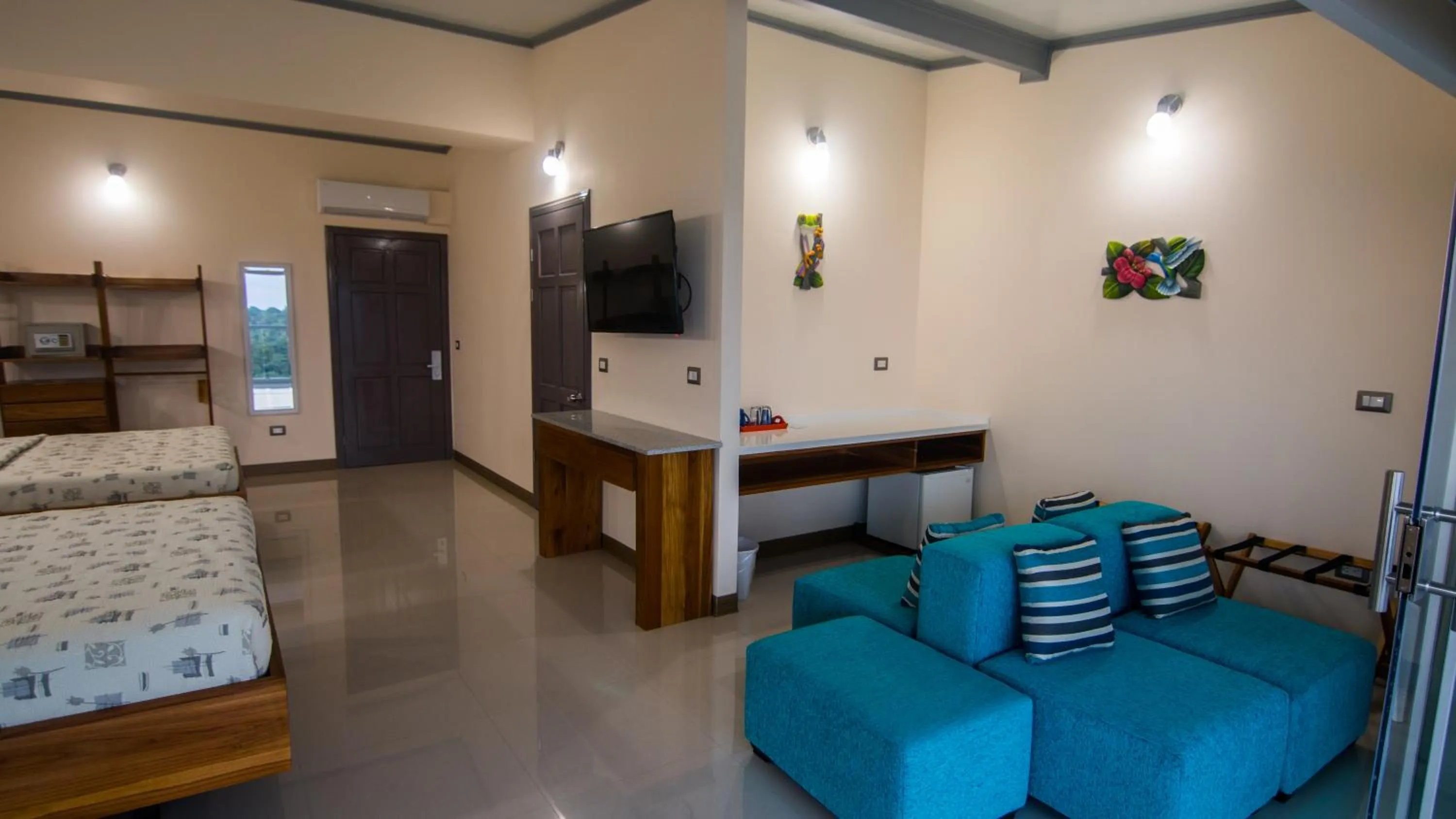 Bed in Hotel La Mariposa