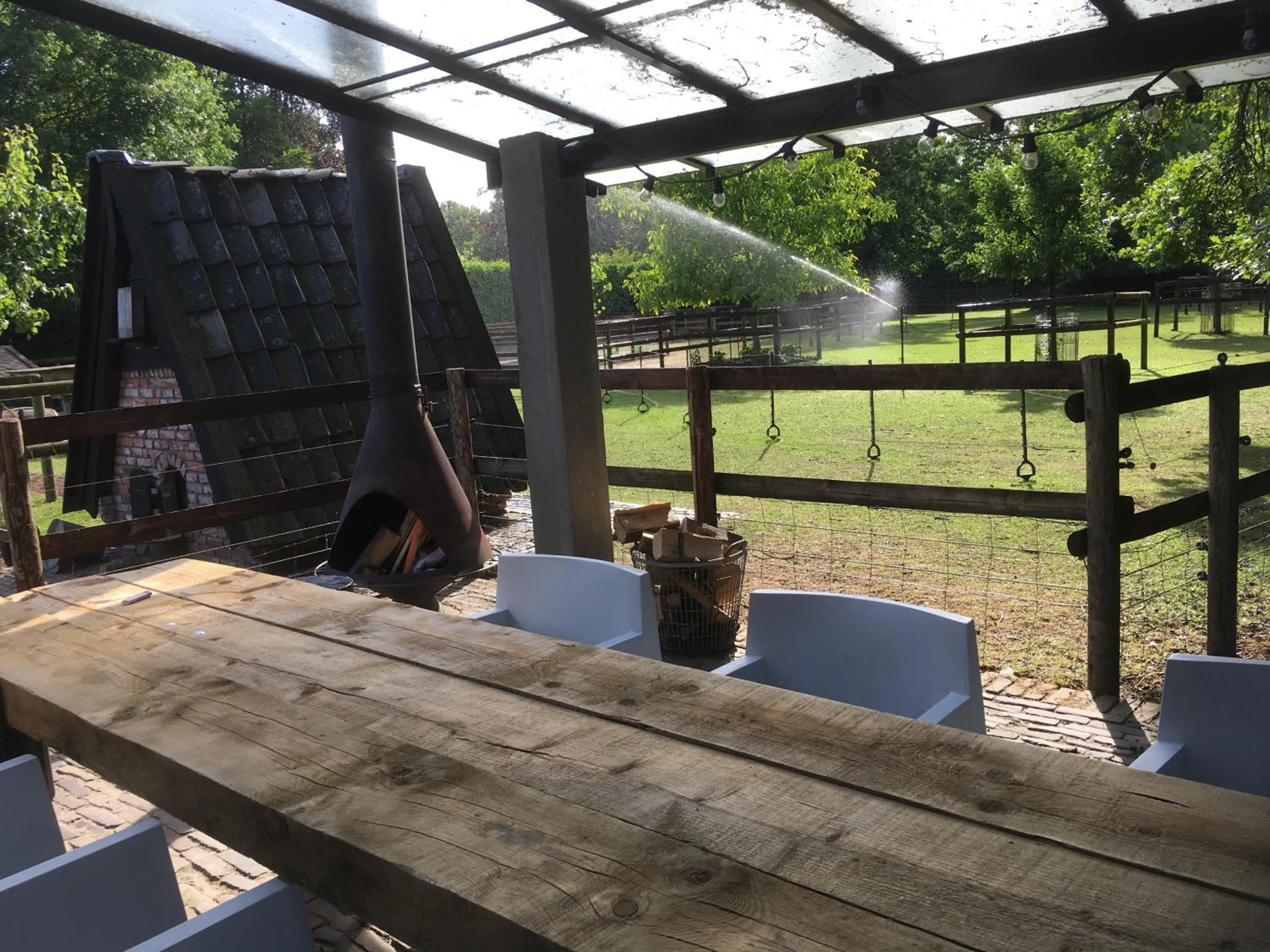 Balcony/Terrace in Bed en Breakfast Puur8a