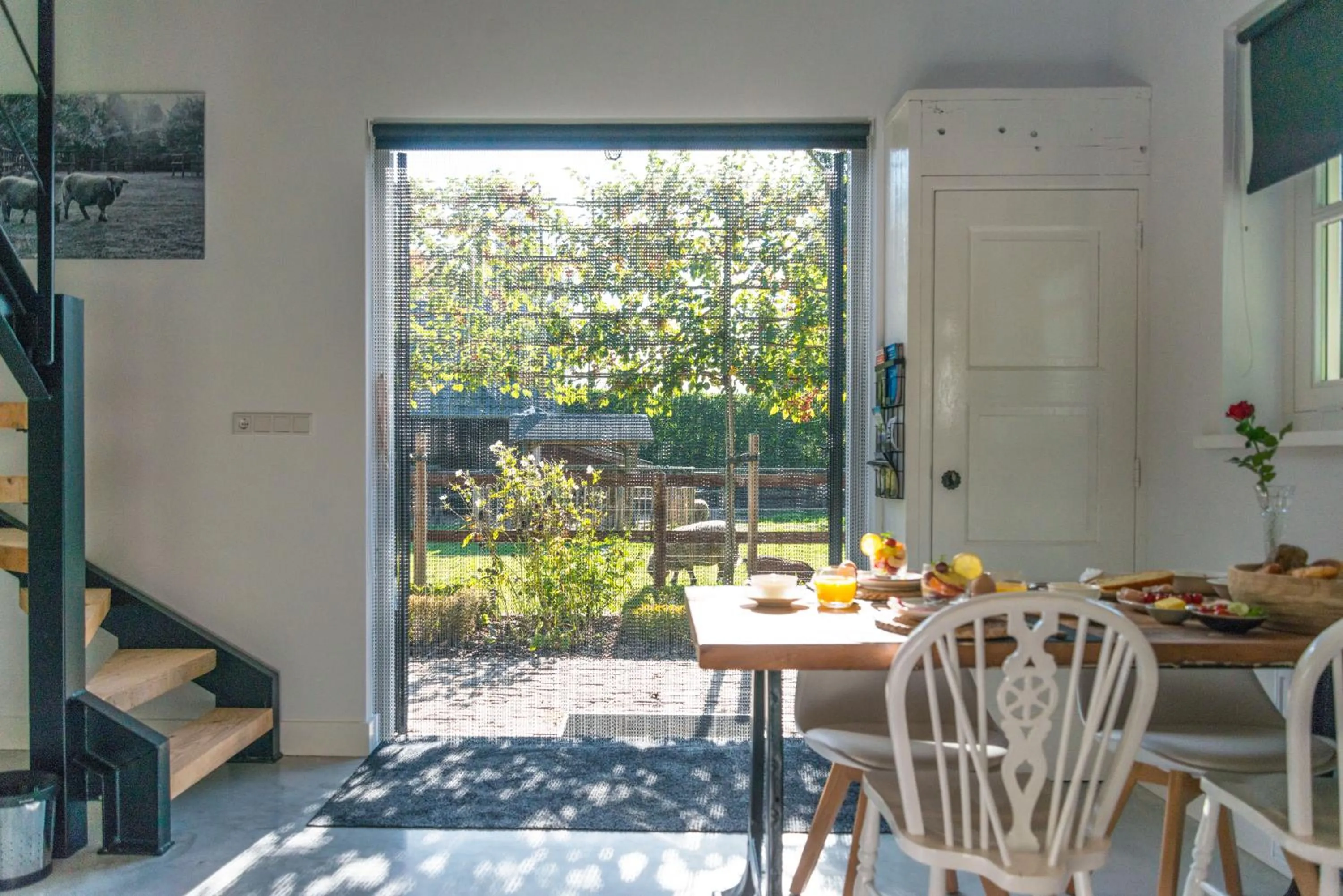 Dining area in Bed en Breakfast Puur8a