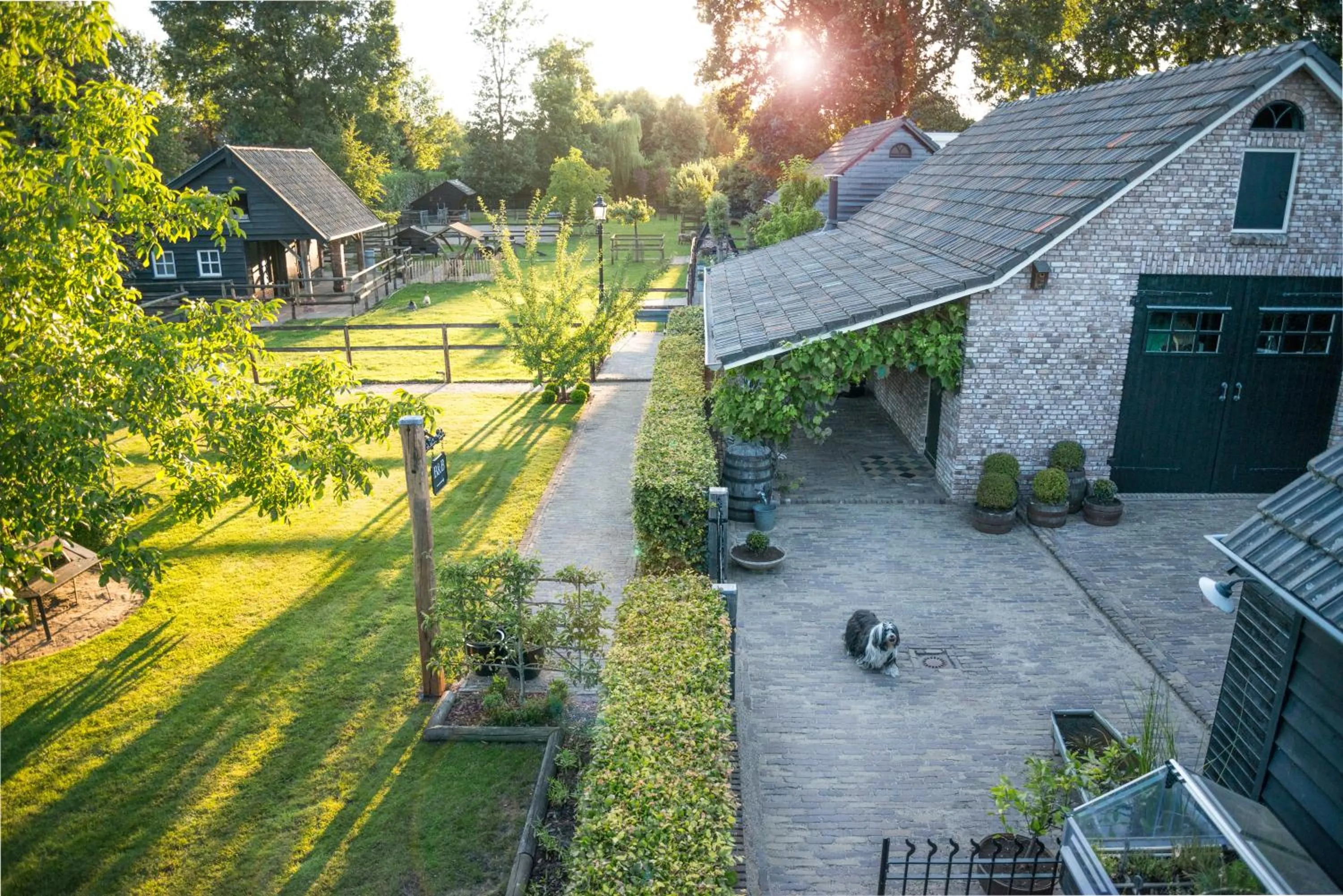 Garden in Bed en Breakfast Puur8a