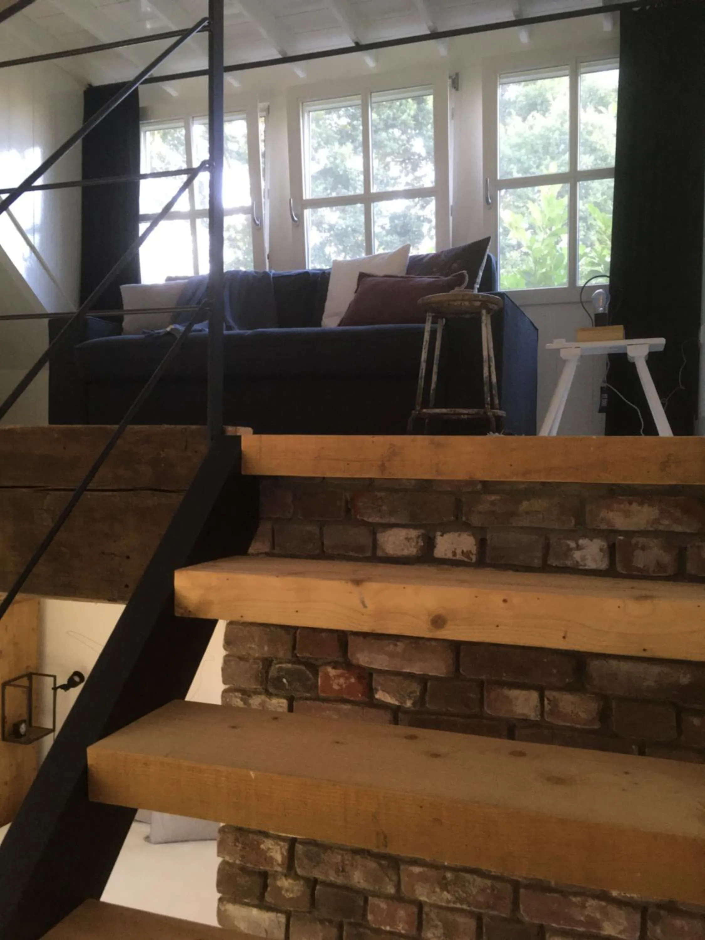 Seating area in Bed en Breakfast Puur8a