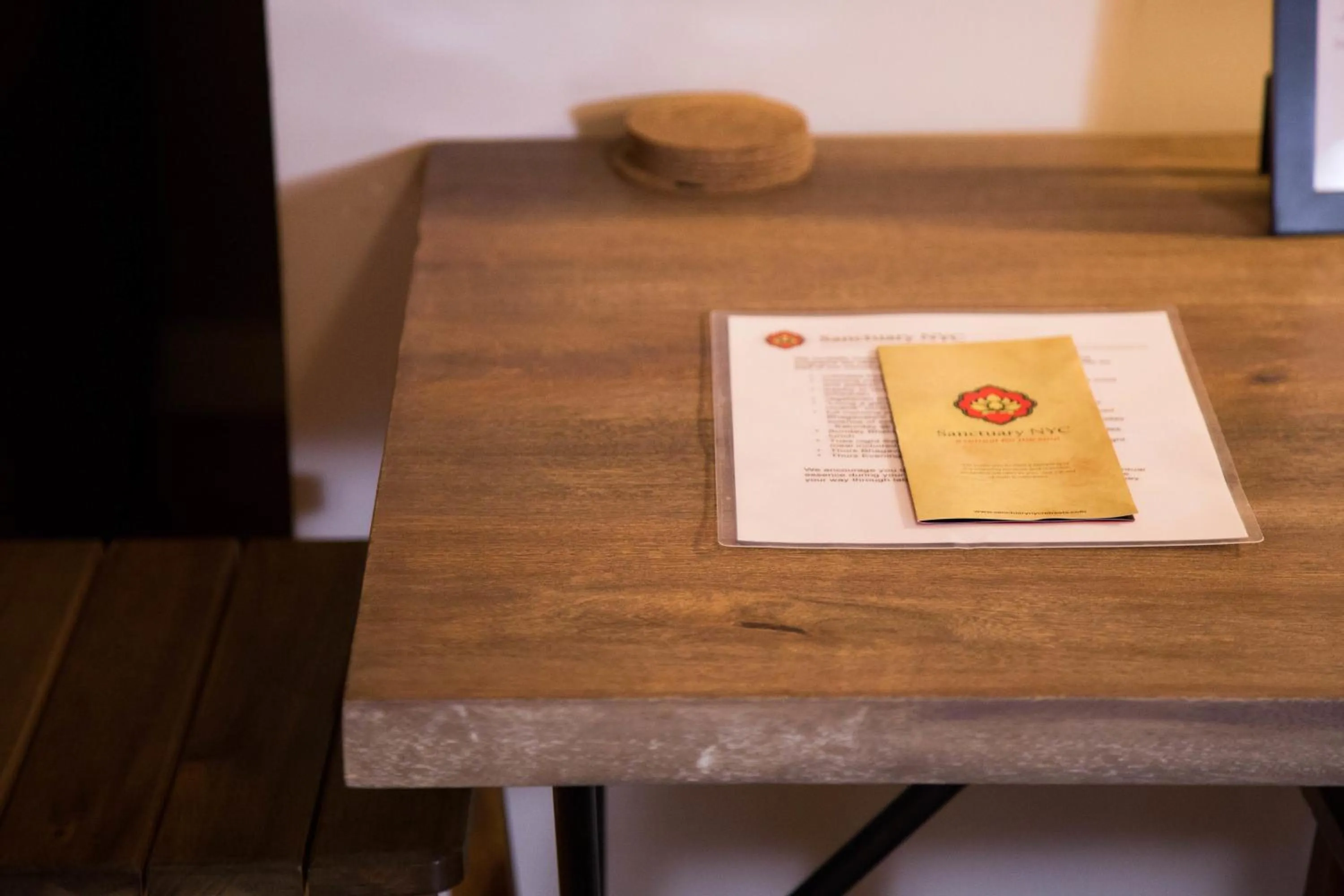 Dining area in Sanctuary NYC Retreats