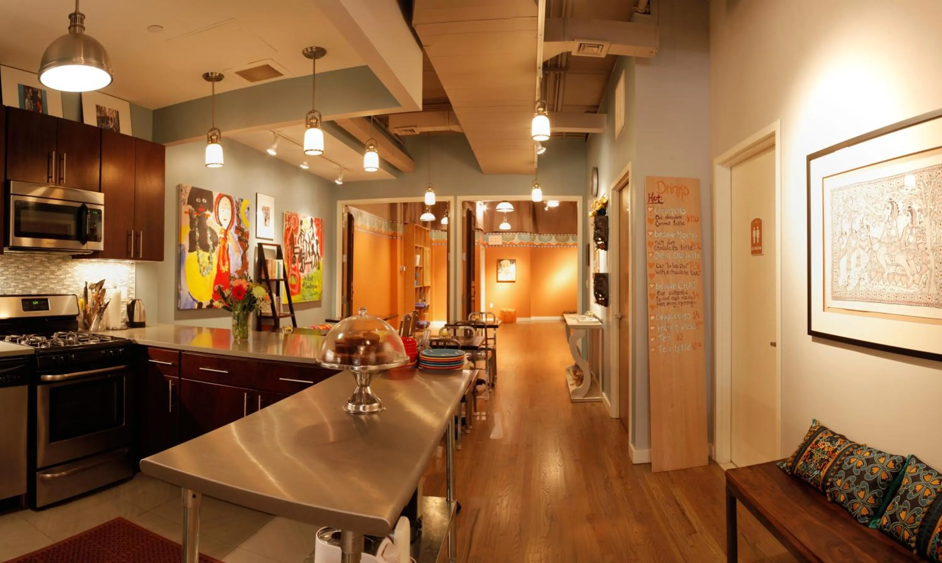 Library in Sanctuary NYC Retreats