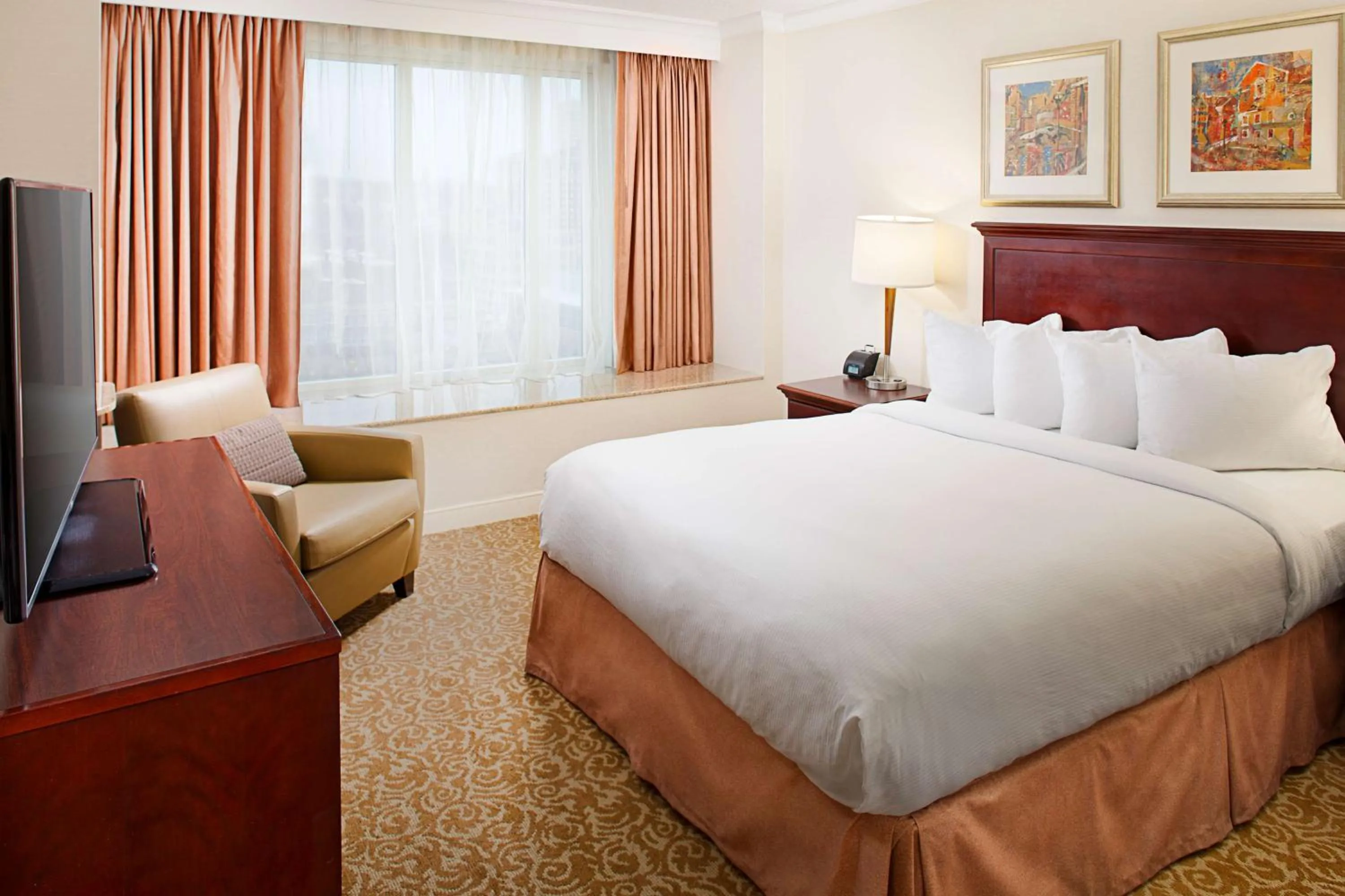 Bed in Hilton Providence