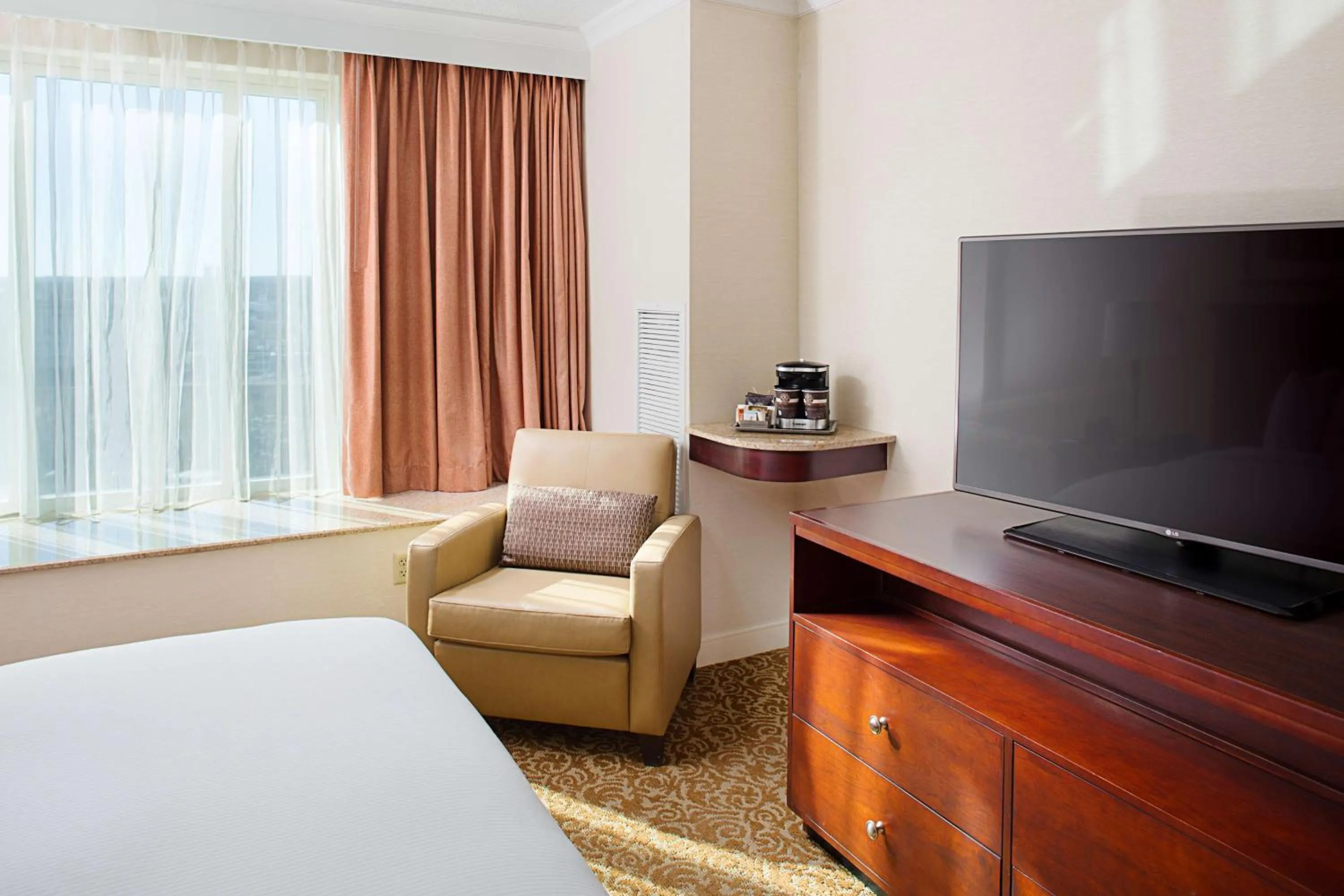 Bed in Hilton Providence