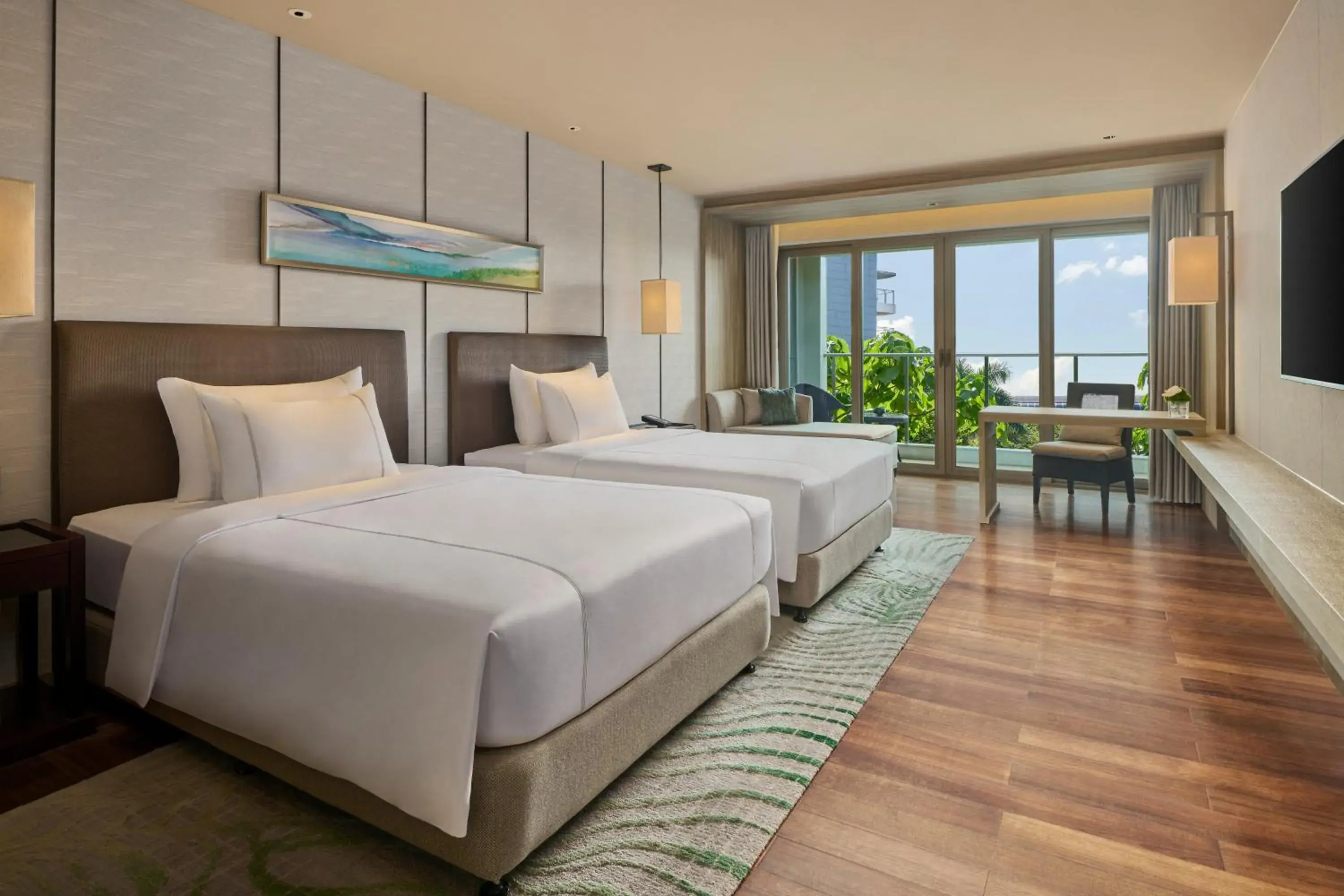 Deluxe Twin Room in Shenzhen Dameisha Kingkey Palace Hotel Deluxe Twin Room in Shenzhen Dameisha Kingkey Palace Hotel