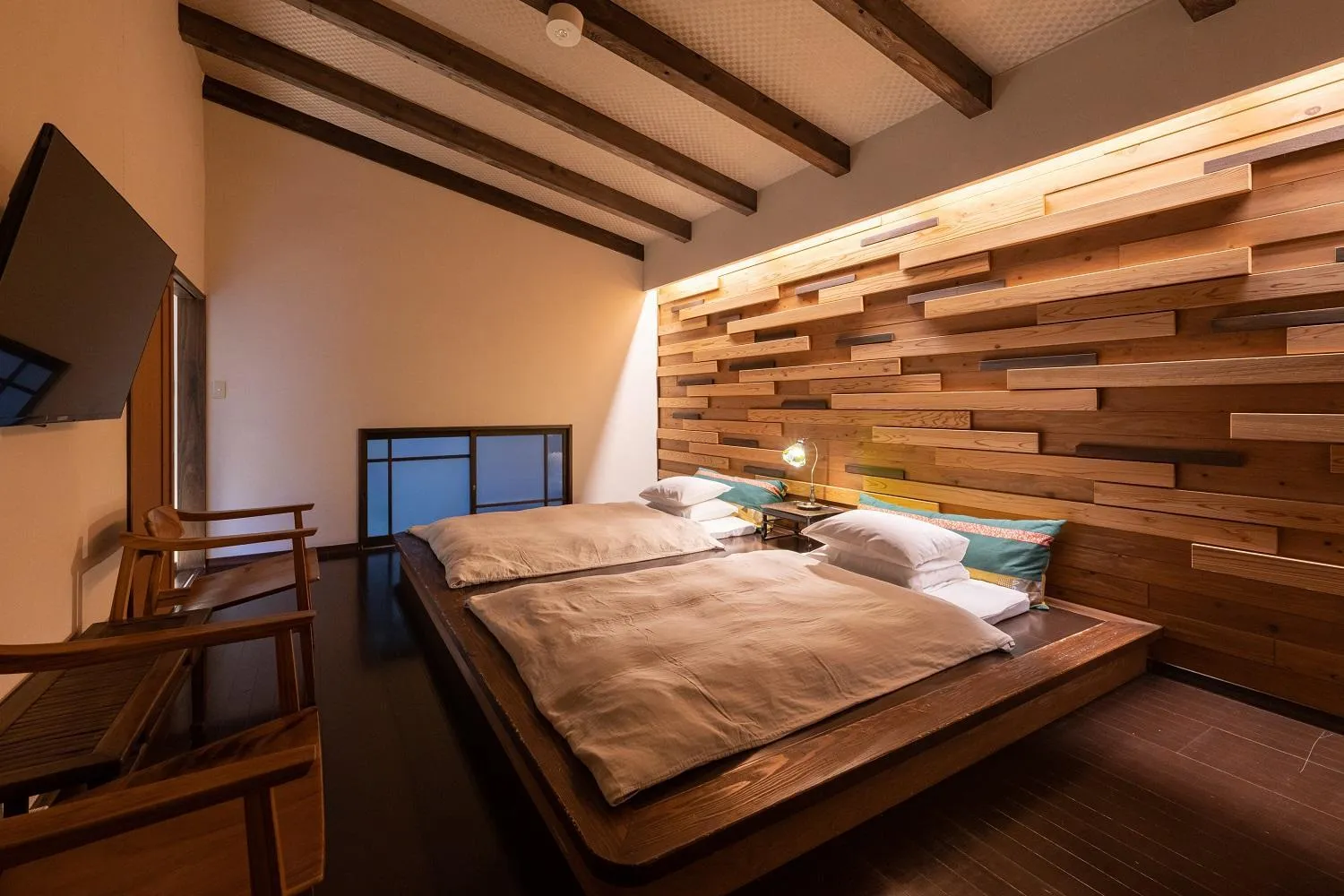 Bedroom, Bed in Nihon-no-Ashitaba