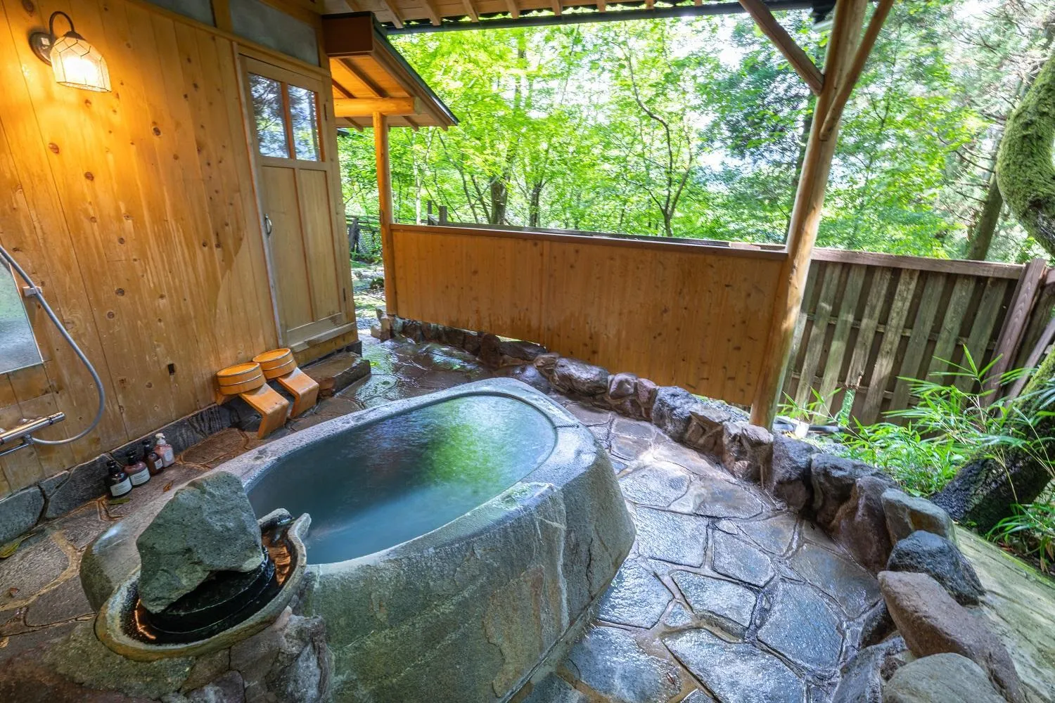 Hot Spring Bath in Nihon-no-Ashitaba